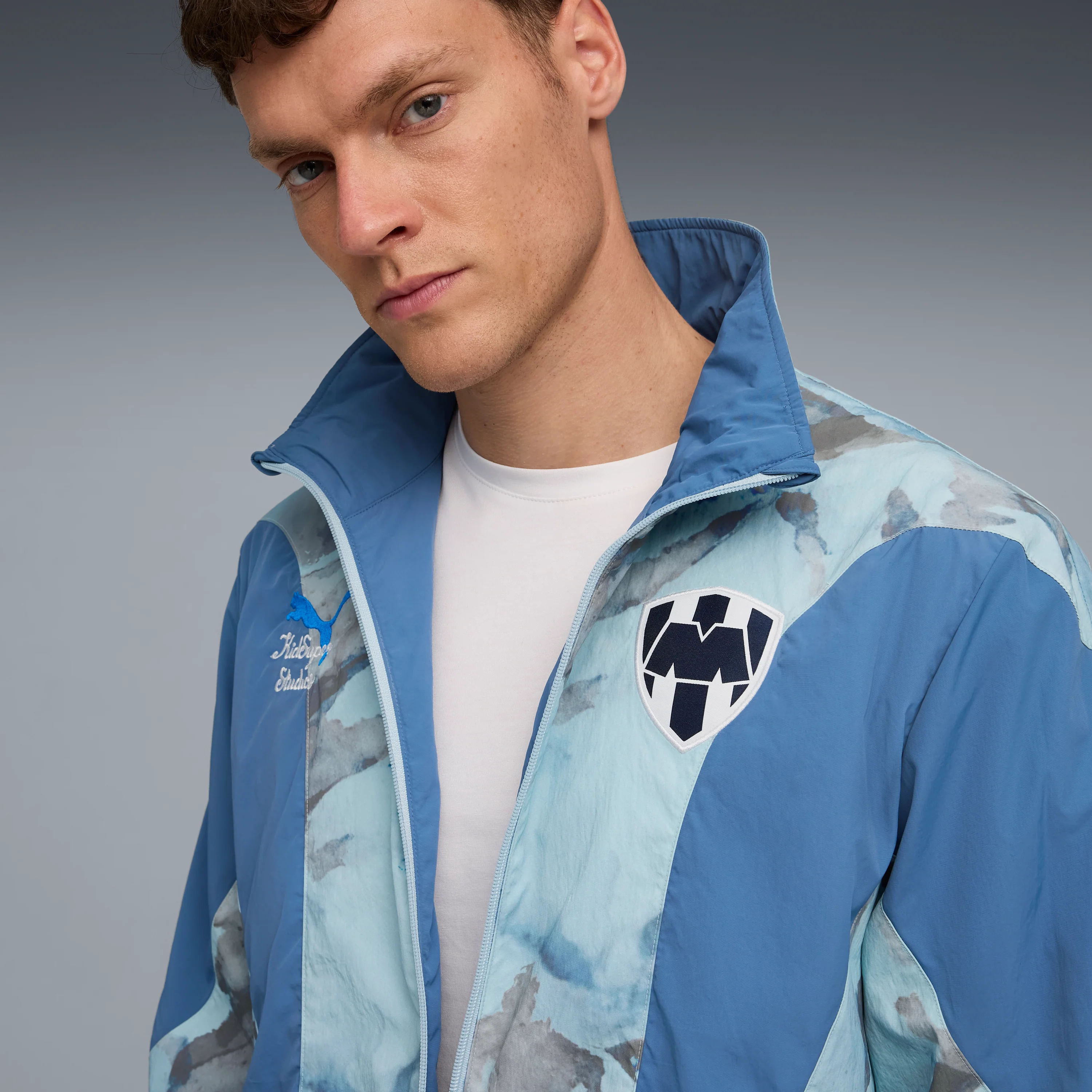 C.F. Monterrey REVERSIBLE JACKET [Blue Horizon/Electro Royal] - Image 4