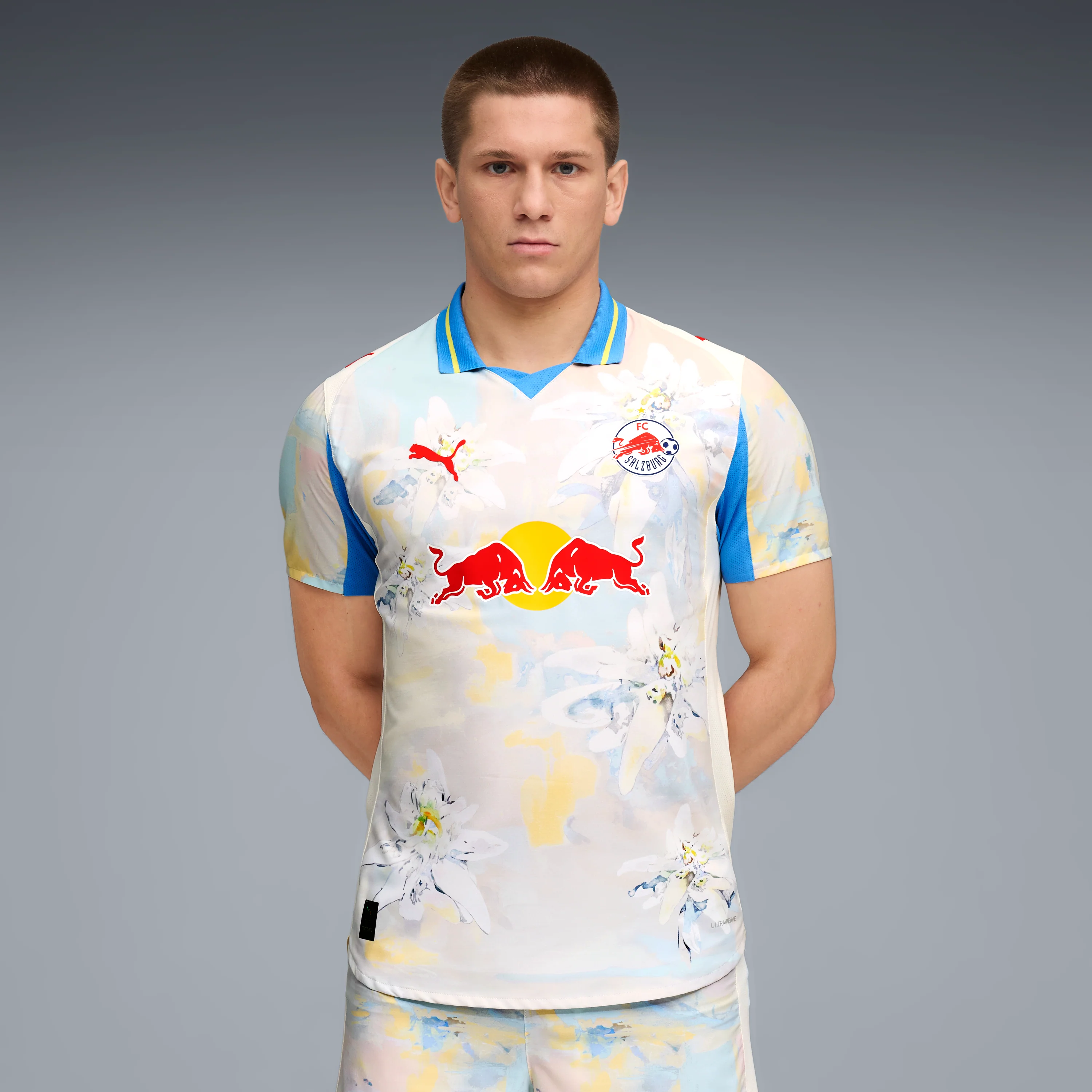 FC Red Bull Salzburg JERSEY AUTHENTIC [box][Frosted Ivory/PUMA Red] - Image 4