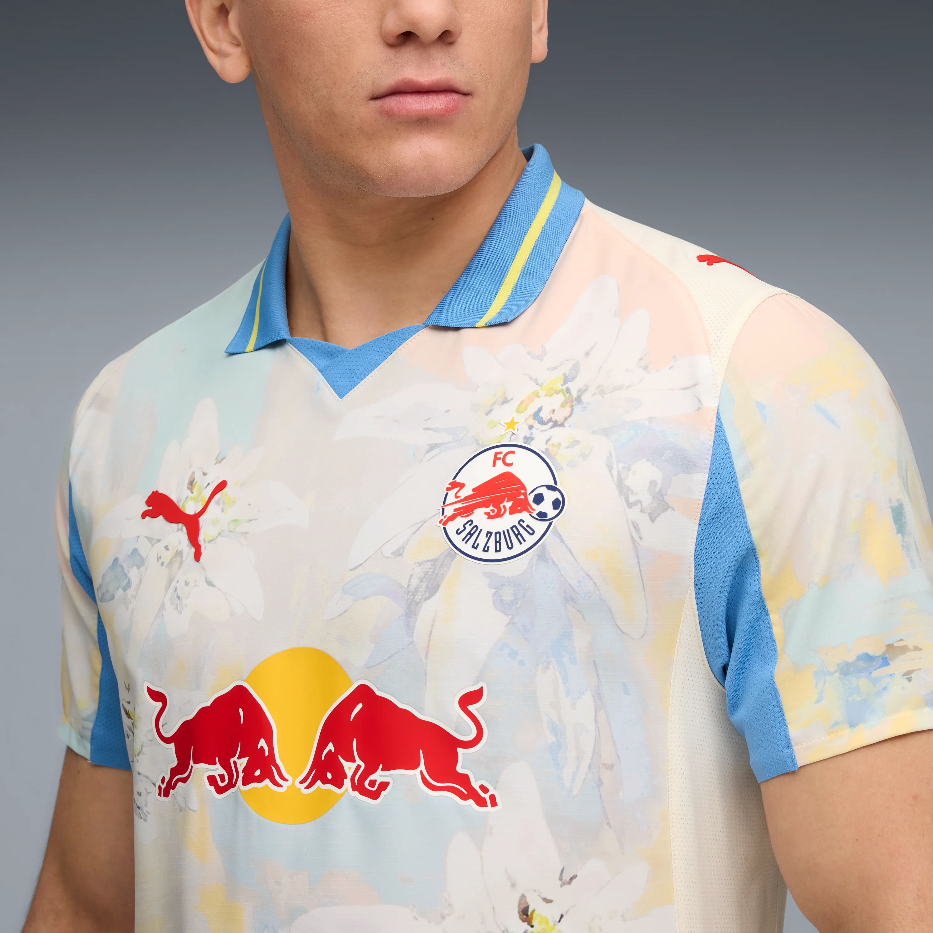 FC Red Bull Salzburg JERSEY AUTHENTIC [box][Frosted Ivory/PUMA Red] - Image 5
