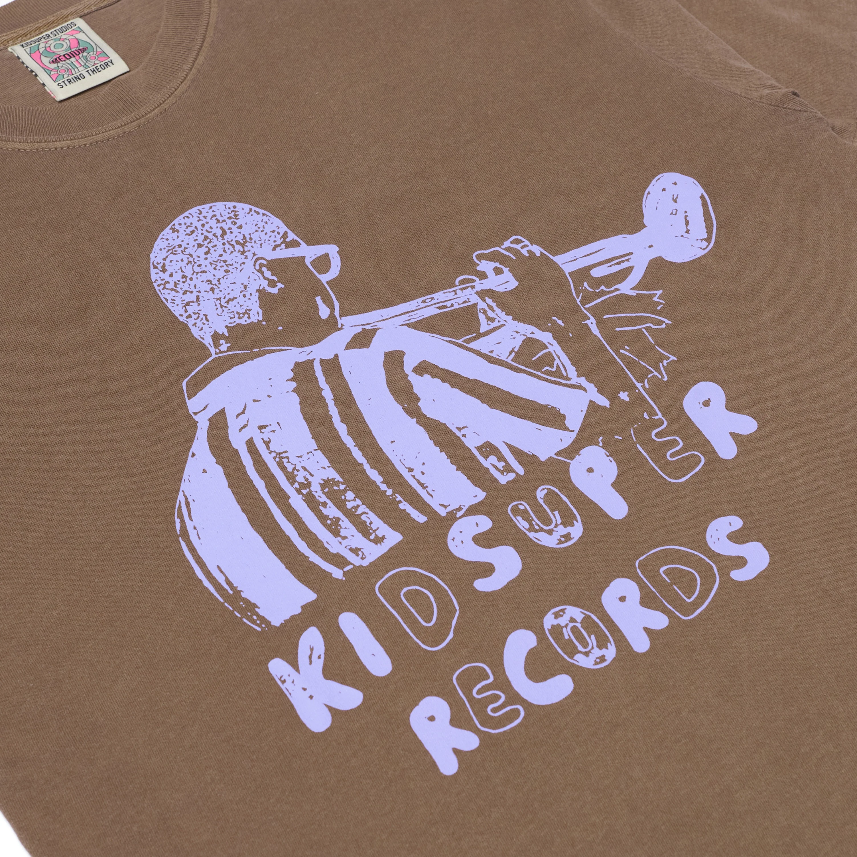 KidSuper Records Tee [Brown] - Image 2