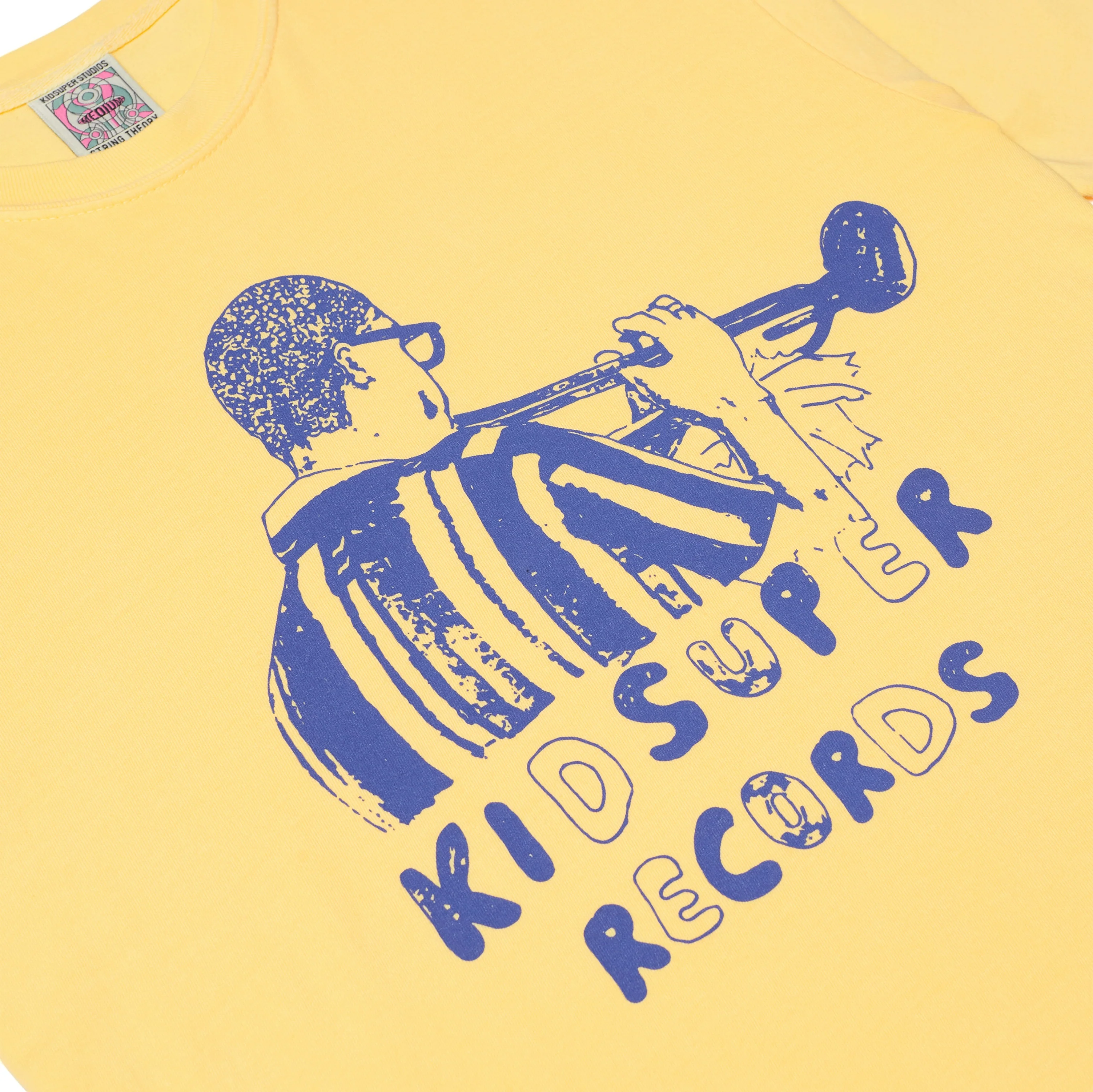 KidSuper Records Tee [Yellow] - Image 2