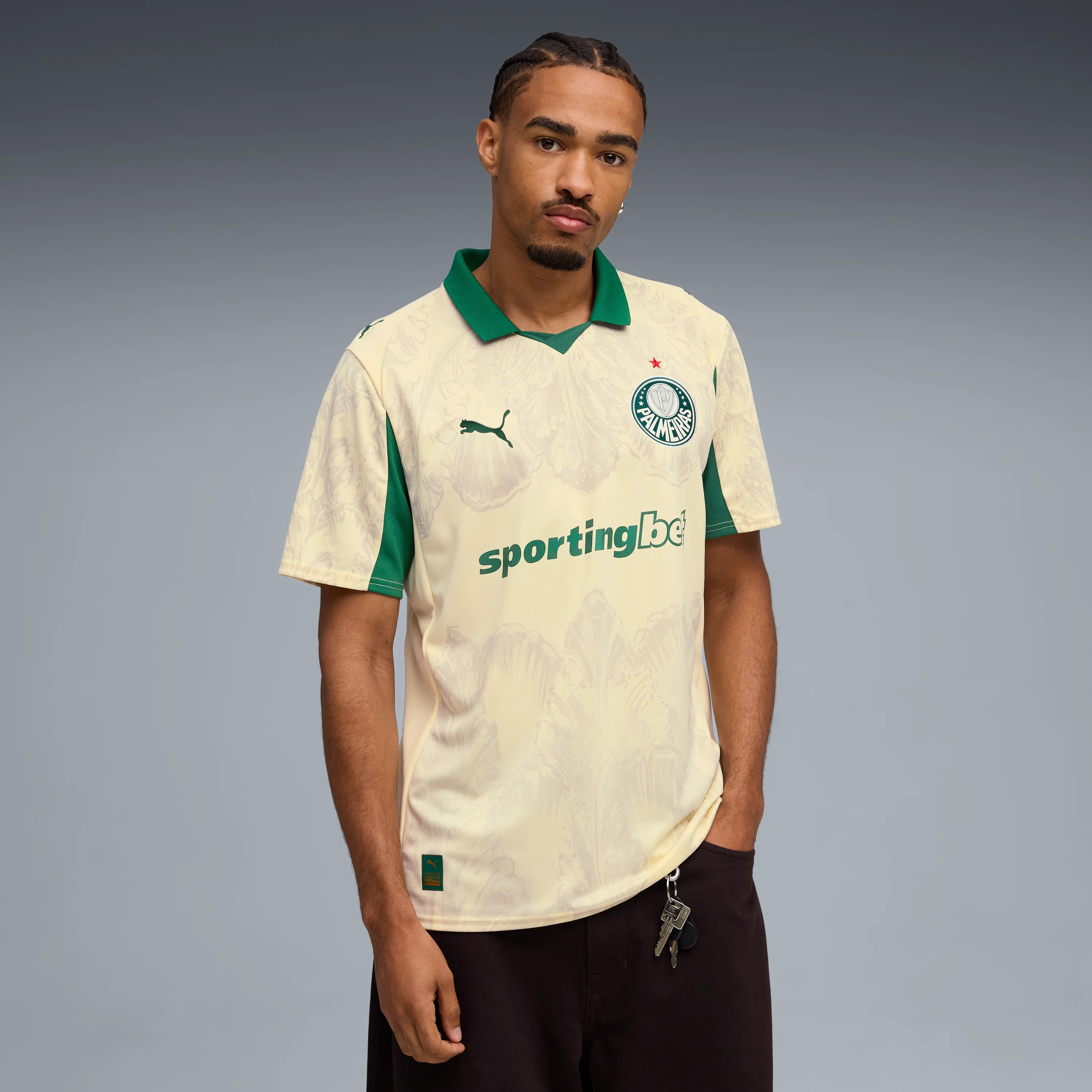 SE Palmeiras Jersey Replica [Creamy Vanilla/Vine] - Image 3