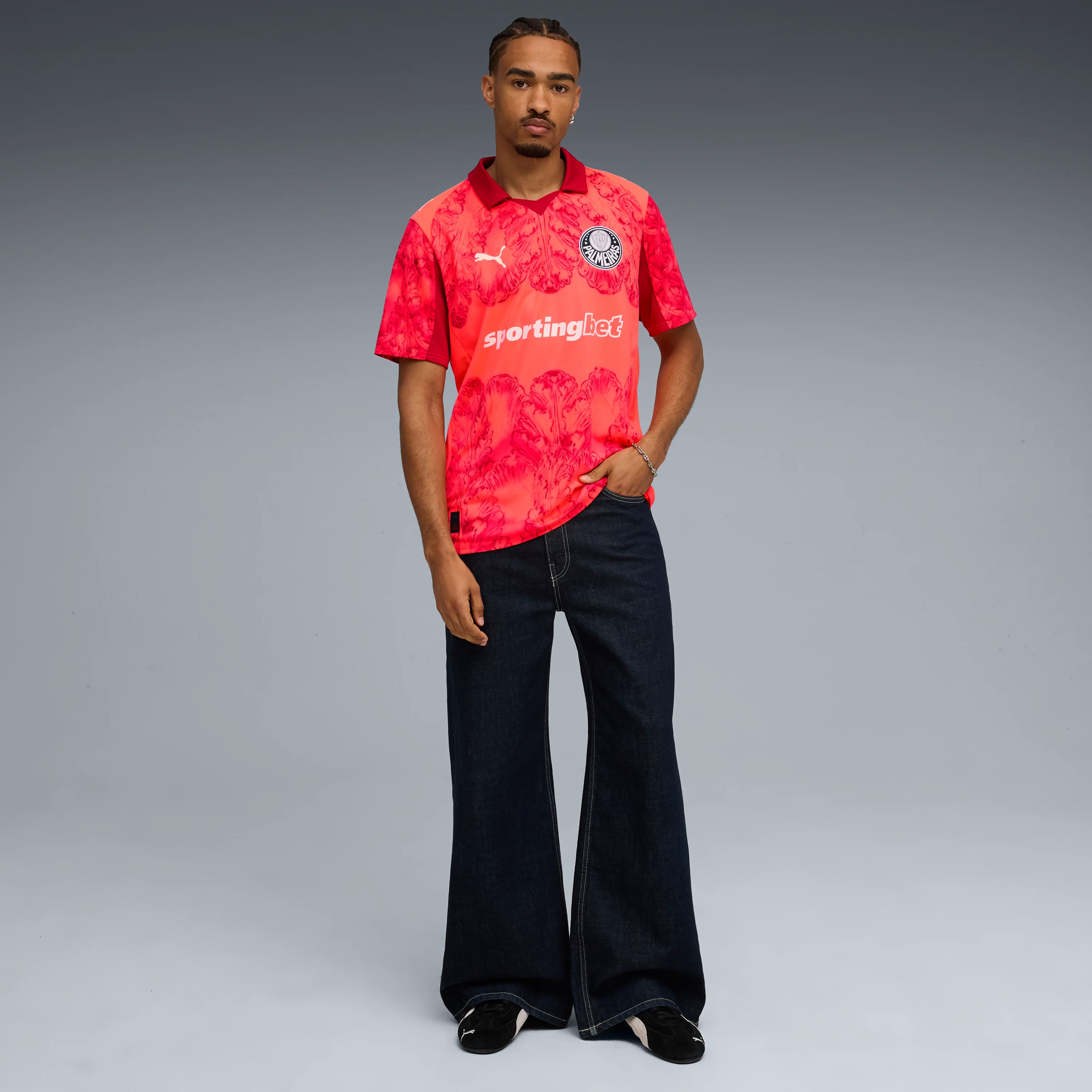SE Palmeiras Jersey Replica [Glowing Red/Dark Crimson] - Image 5