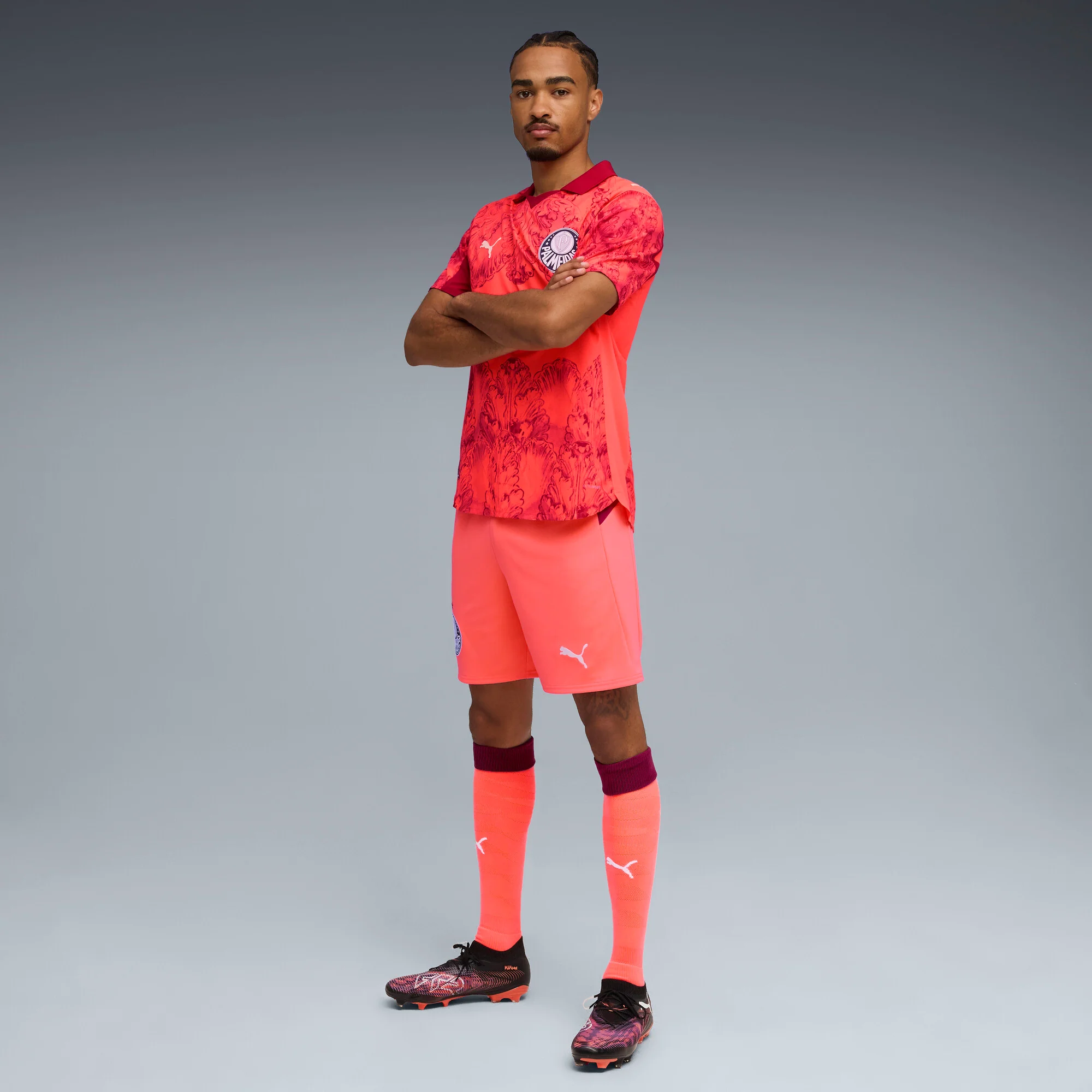 SE Palmeiras SHORTS REPLICA[Glowing Red/Dark Crimson] - Image 7