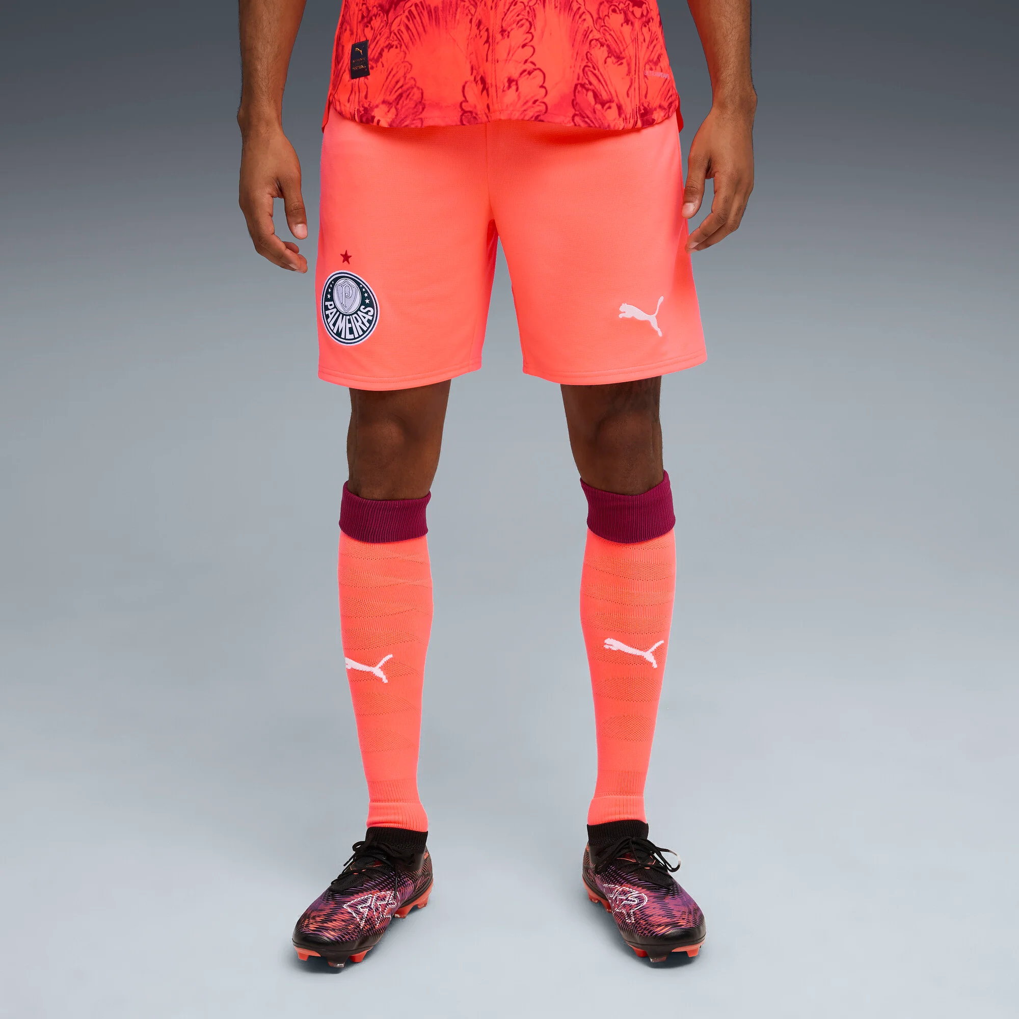SE Palmeiras SHORTS REPLICA[Glowing Red/Dark Crimson] - Image 9