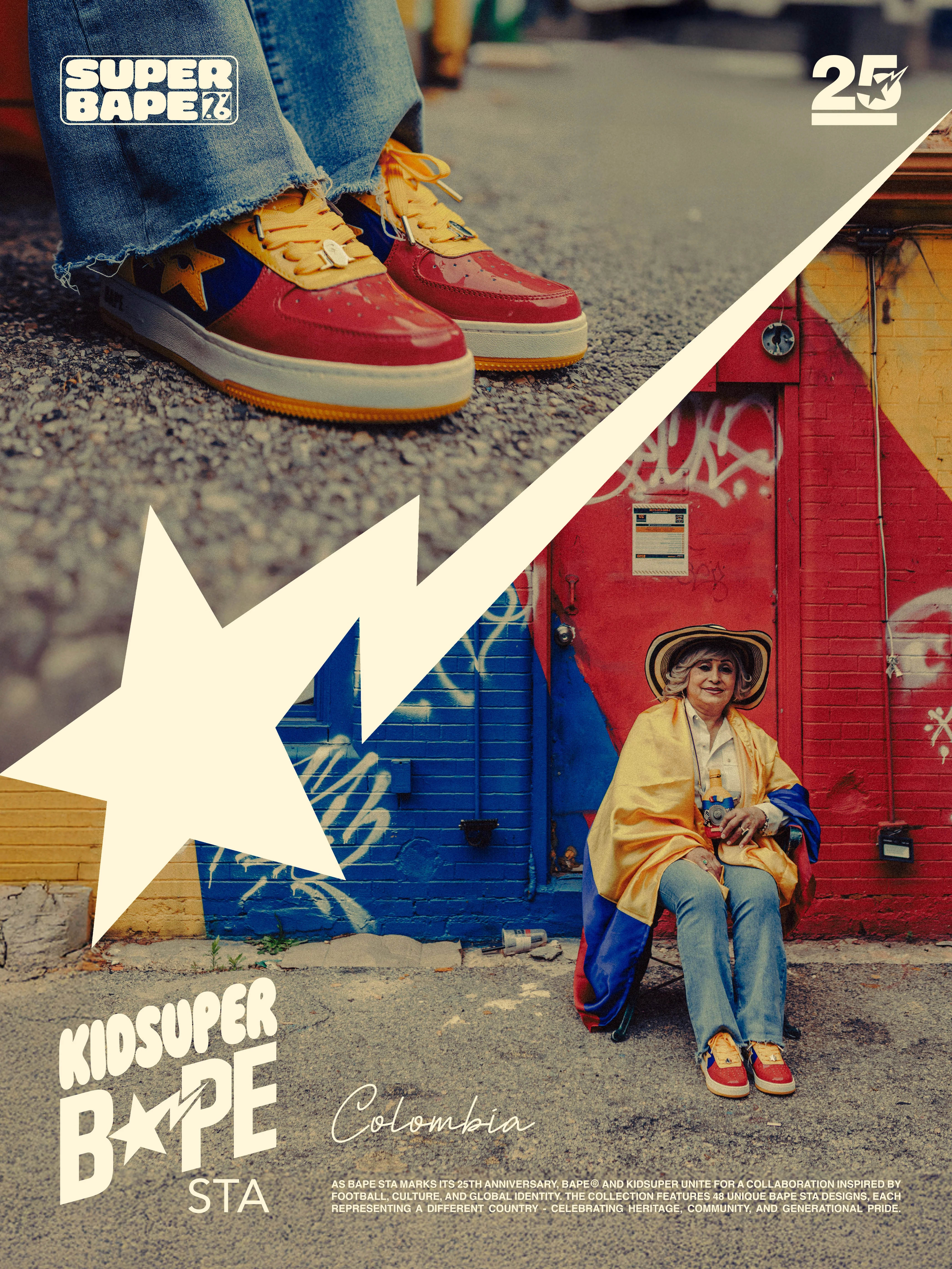 KidSuper x Bape Bape sta — Colombia [Preorder] - Image 8