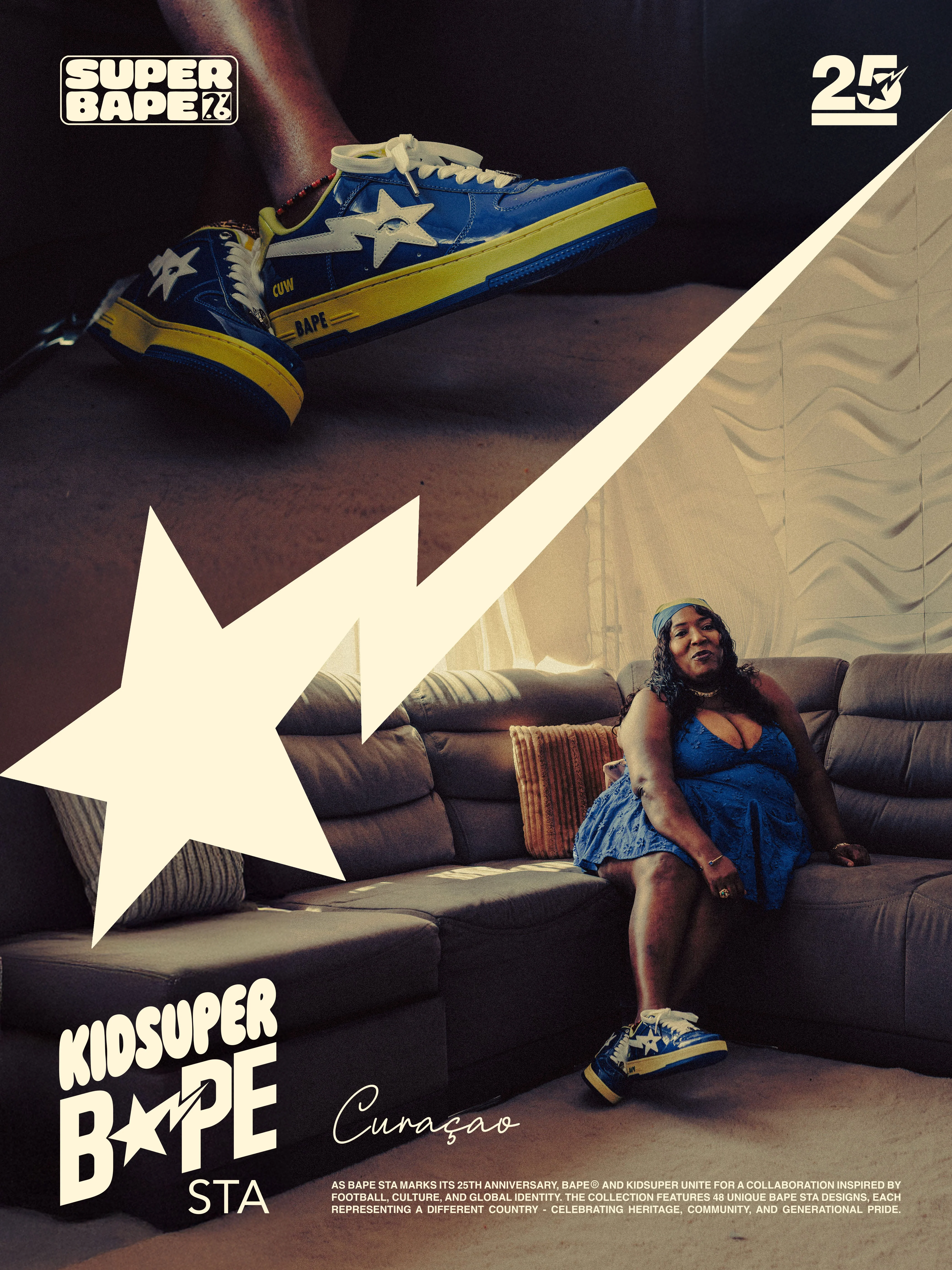 KidSuper x Bape Bape sta — Curaçao [Preorder] - Image 8