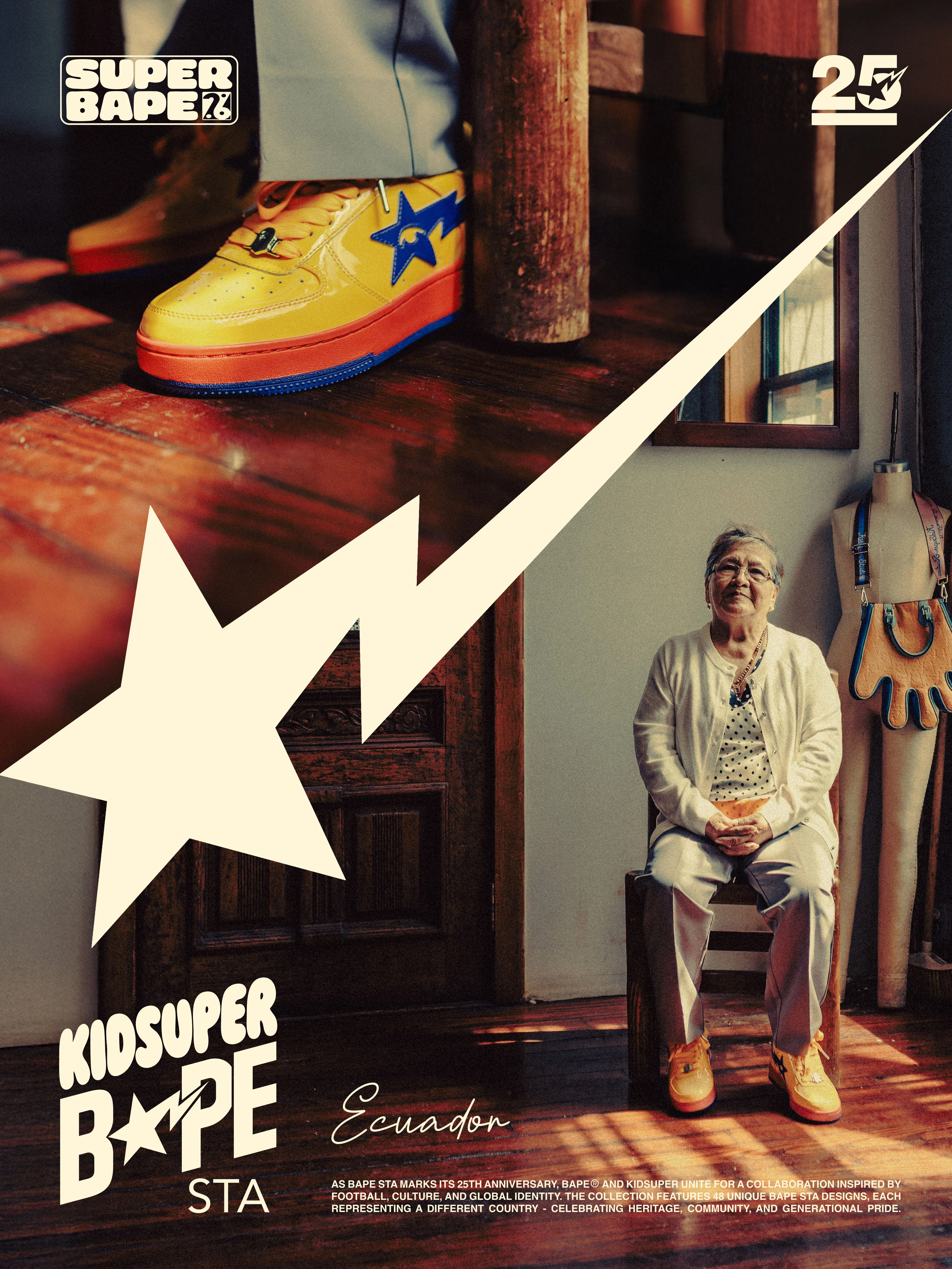 KidSuper x Bape Bapes ta — Ecuador [Preorder] - Image 8