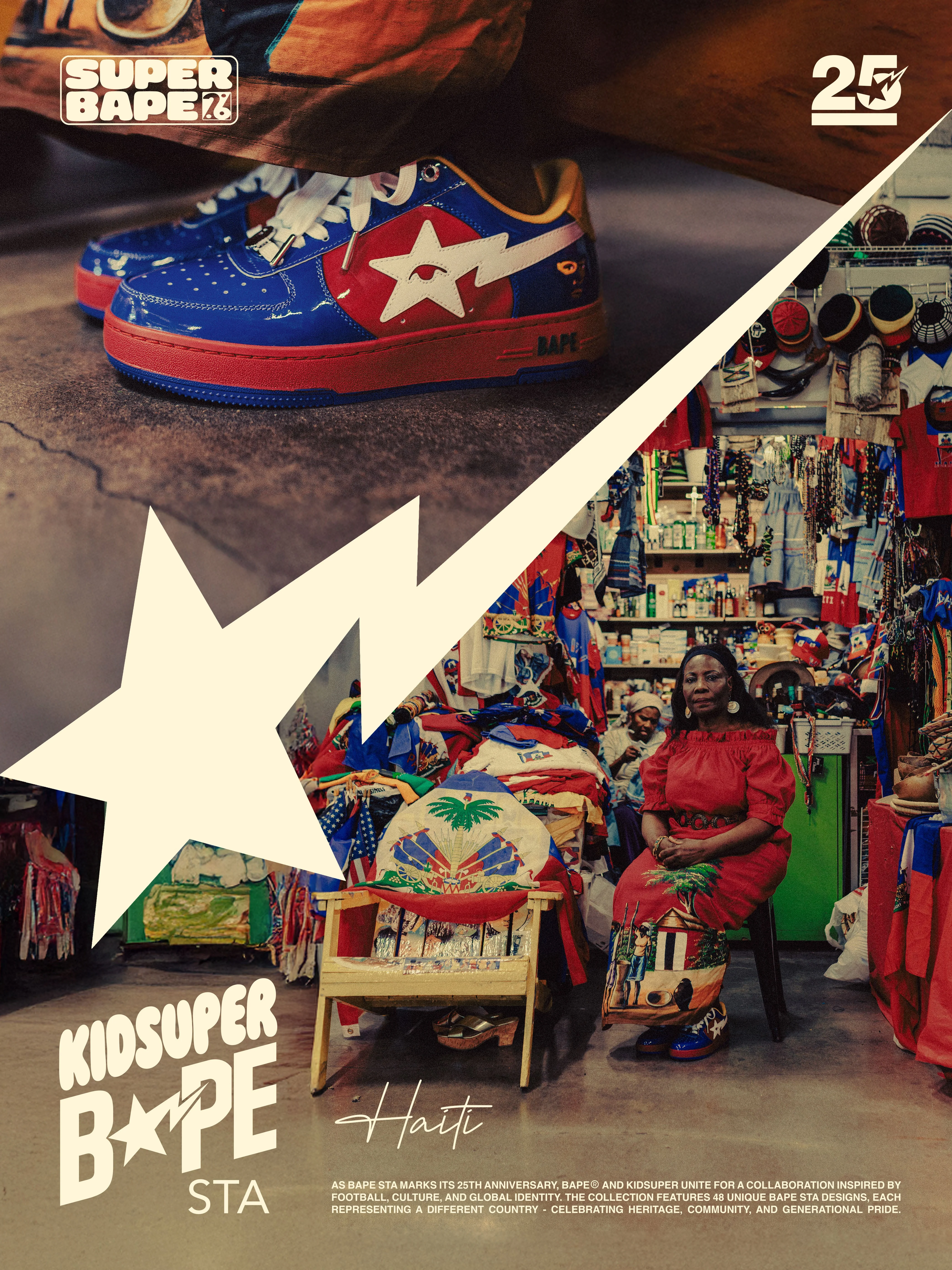 KidSuper x Bape Bape sta — Haiti [Preorder] - Image 8