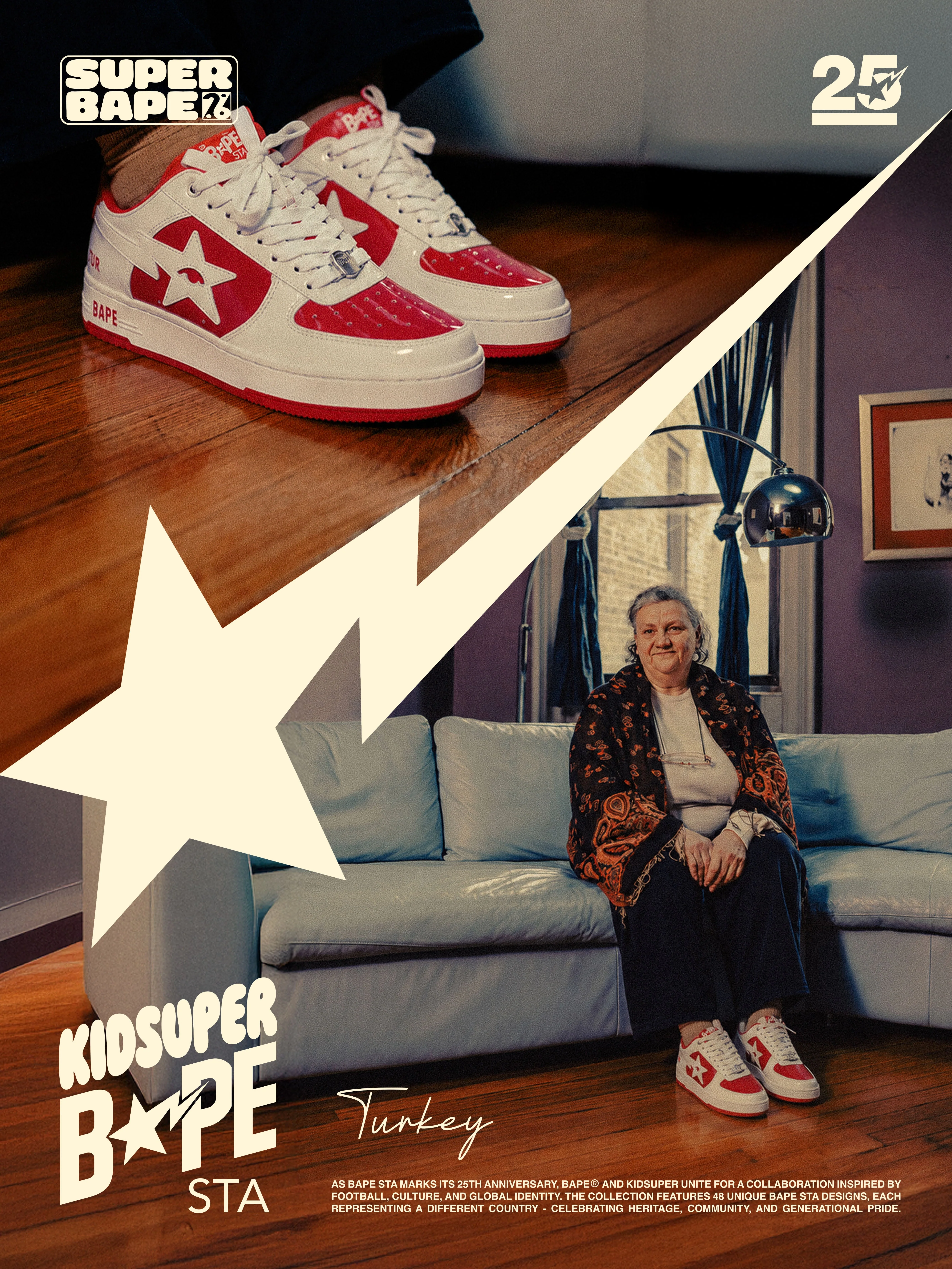 KidSuper x Bape Bape sta — Turkey [Preorder] - Image 8