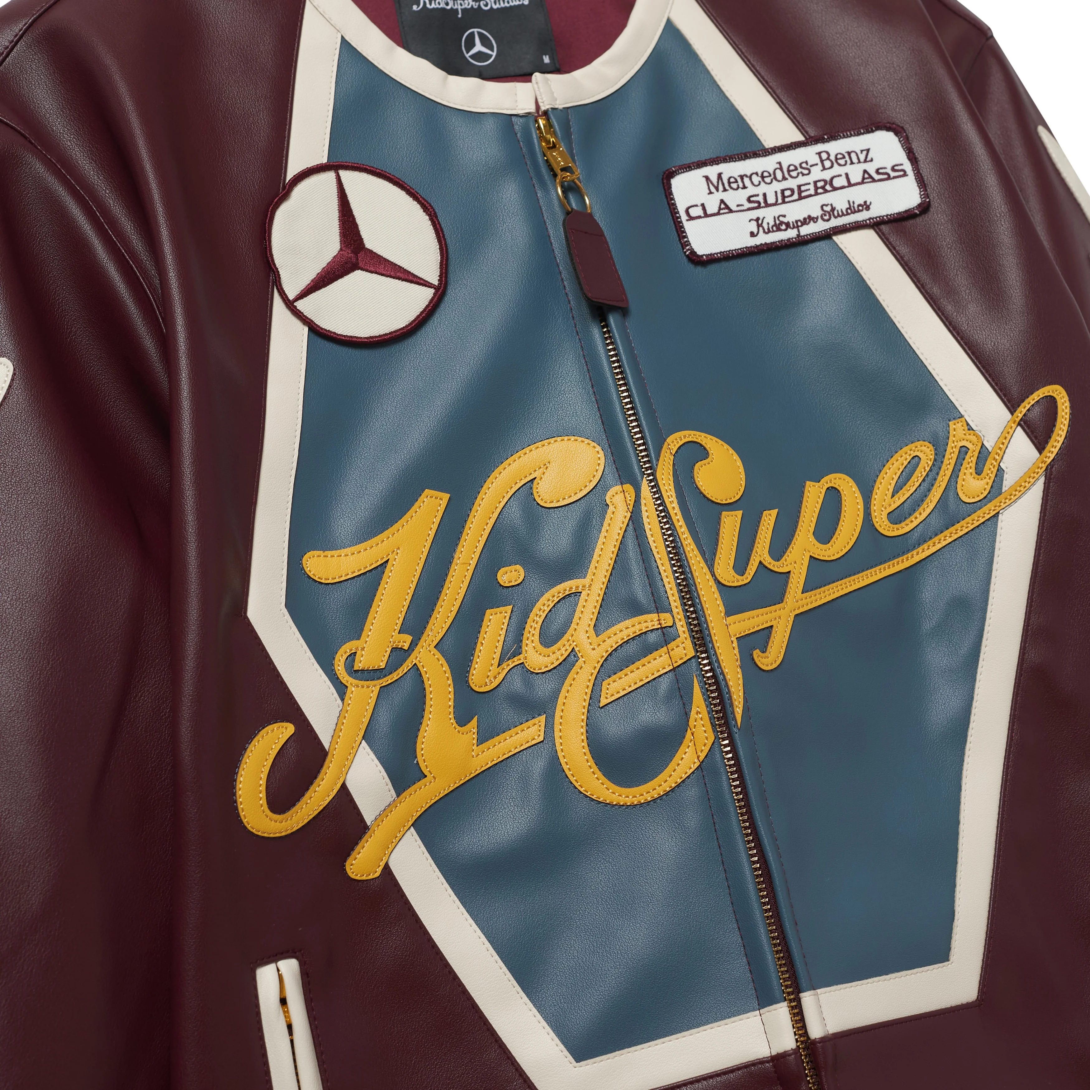 KidSuper X Mercedes-Benz Racer Jacket [Burgundy] - Image 4