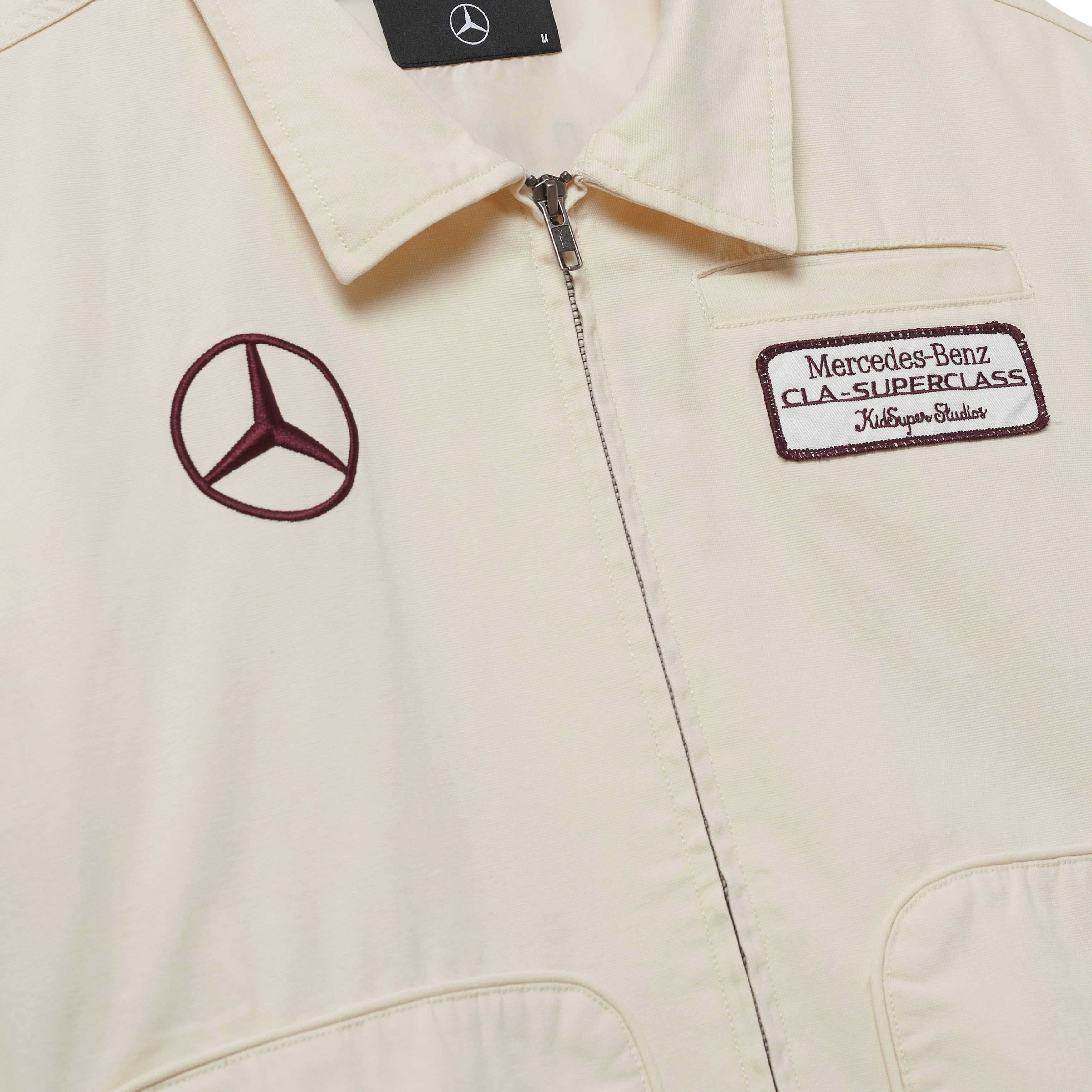 KidSuper X Mercedes-Benz  Work Jacket [Cream] - Image 4