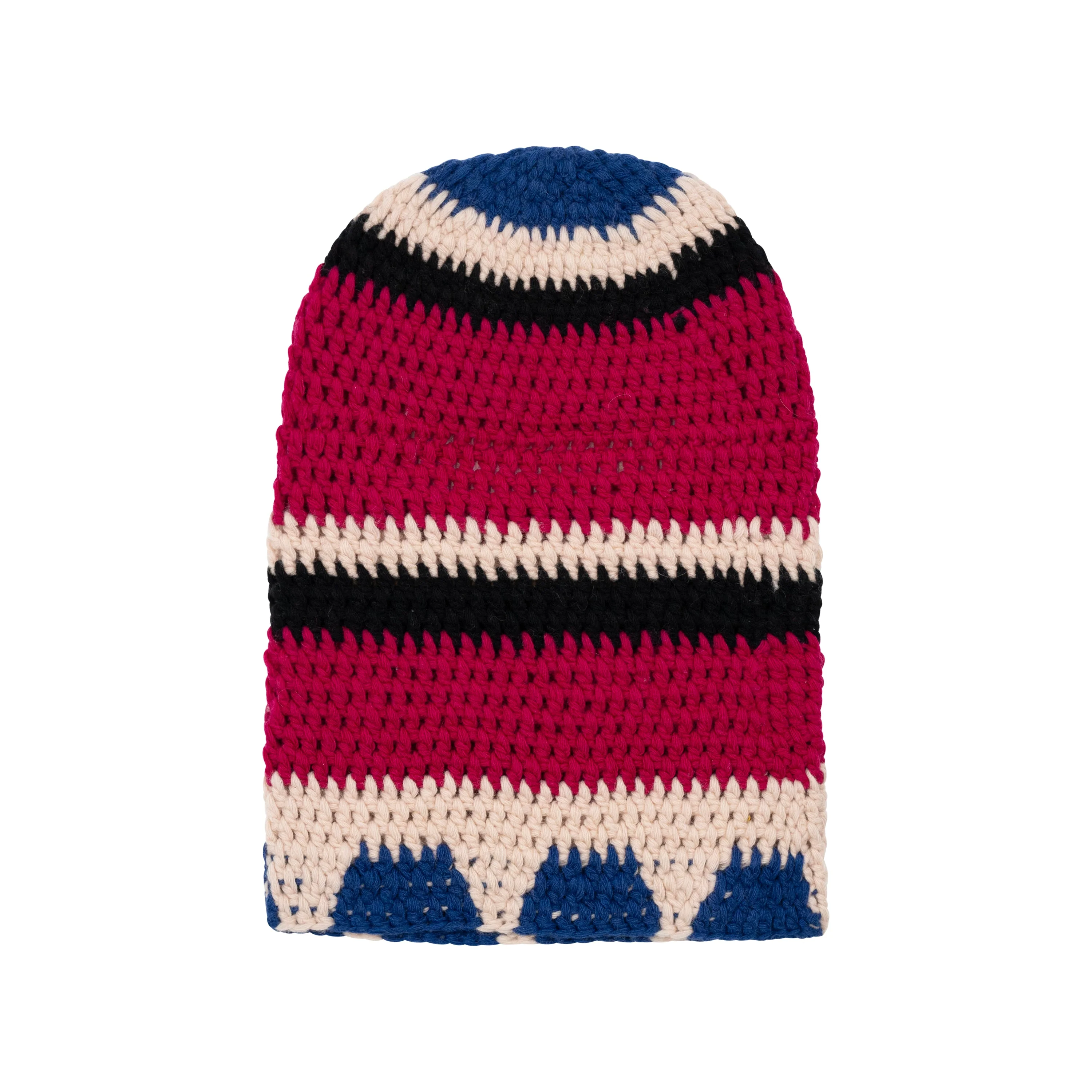 Knit Balaclava [Blue/Red/Cream] - Image 2