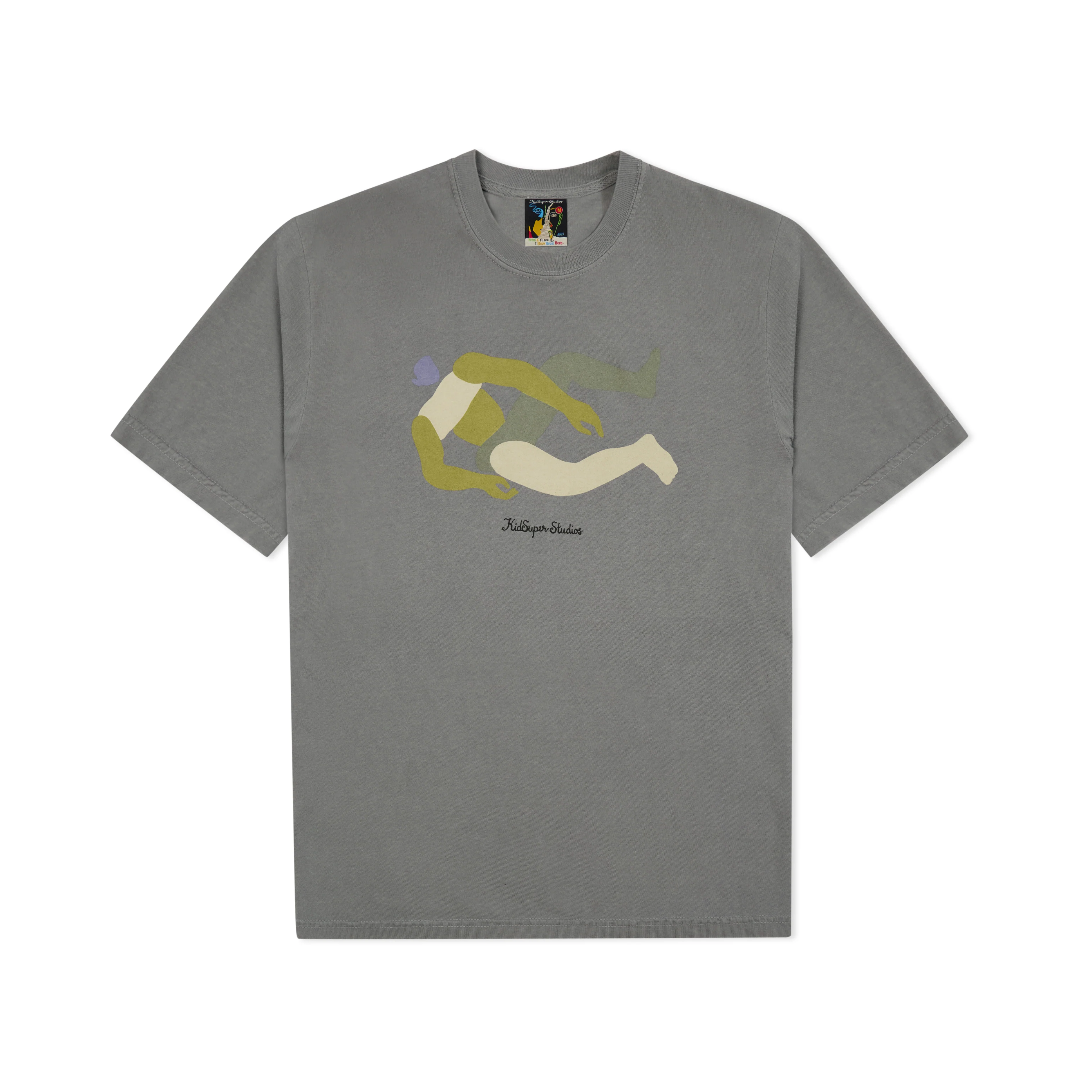 Lounging Person Tee [Grey]