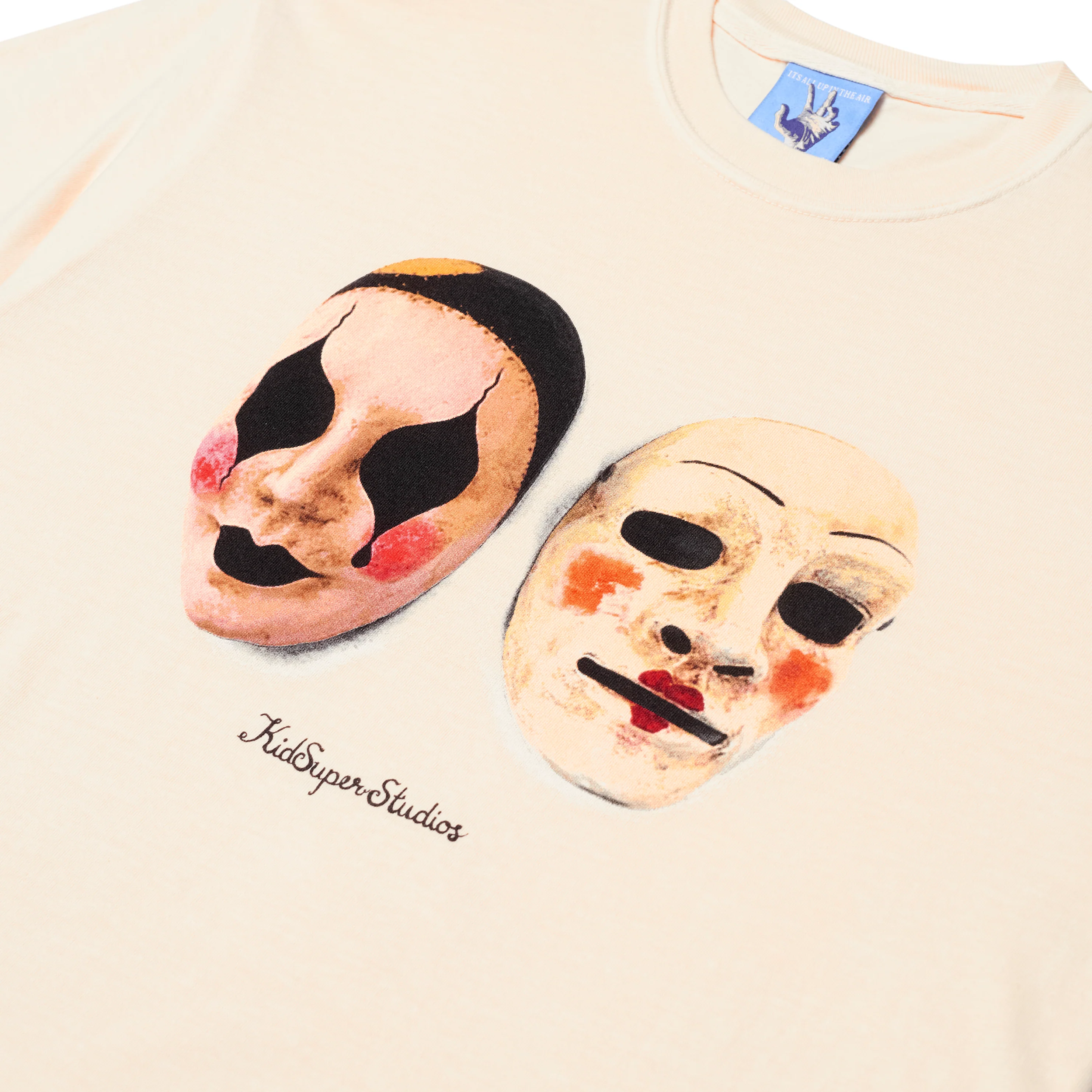 Masks Tee [Cream] - Image 2