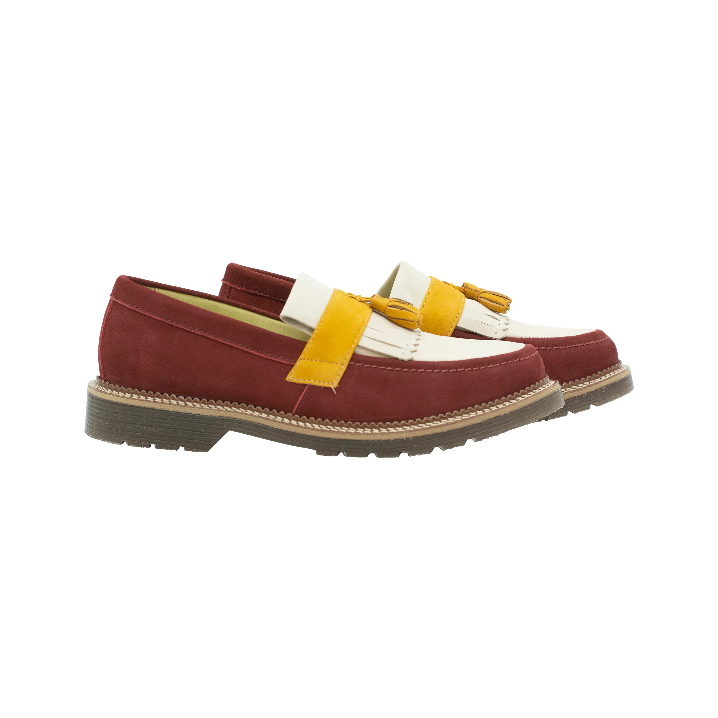 Moonwalk Loafer™️ [Maroon/Yellow] - Image 3