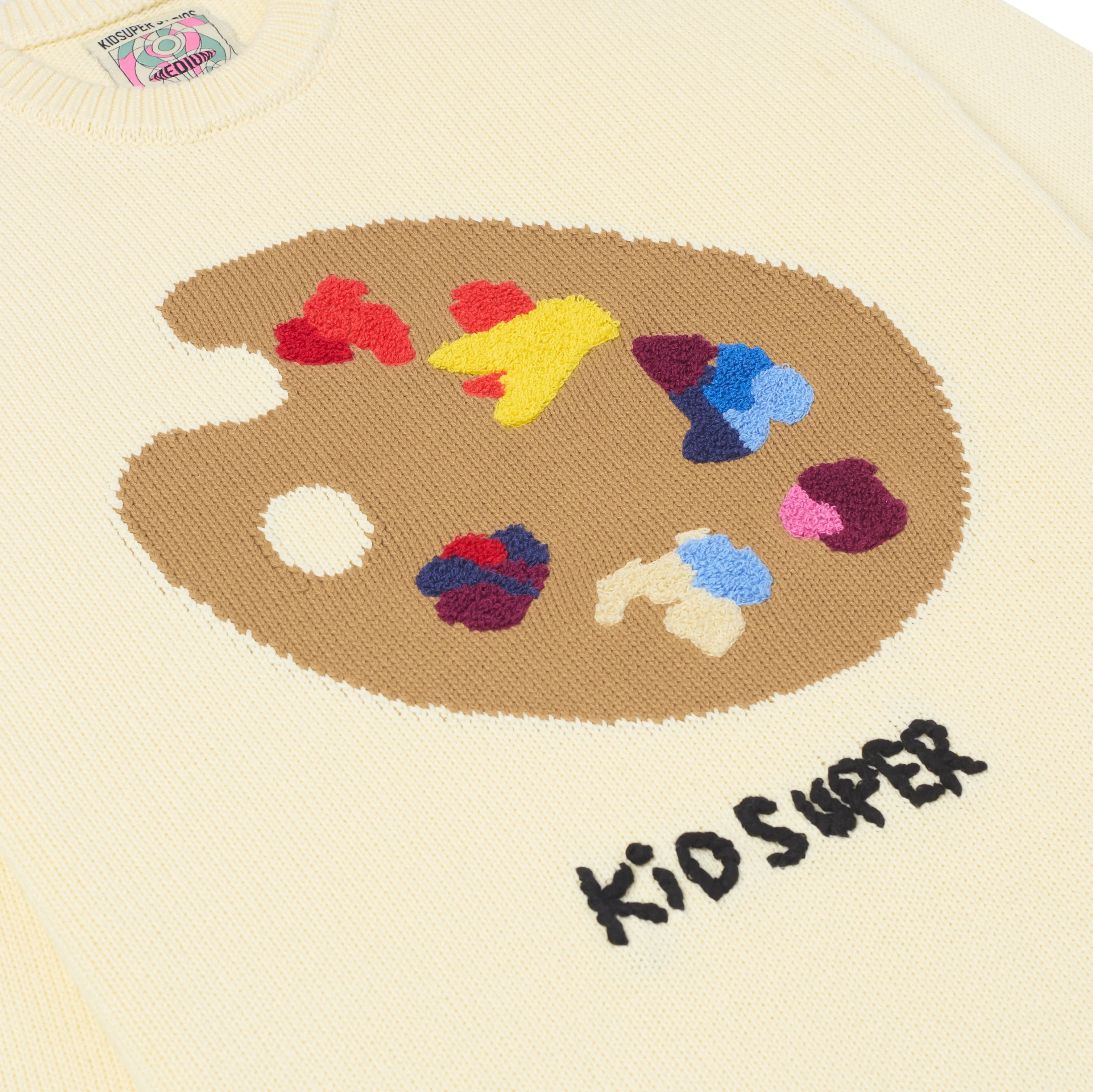 Paint Palette Knit Sweater [Natural] - Image 2