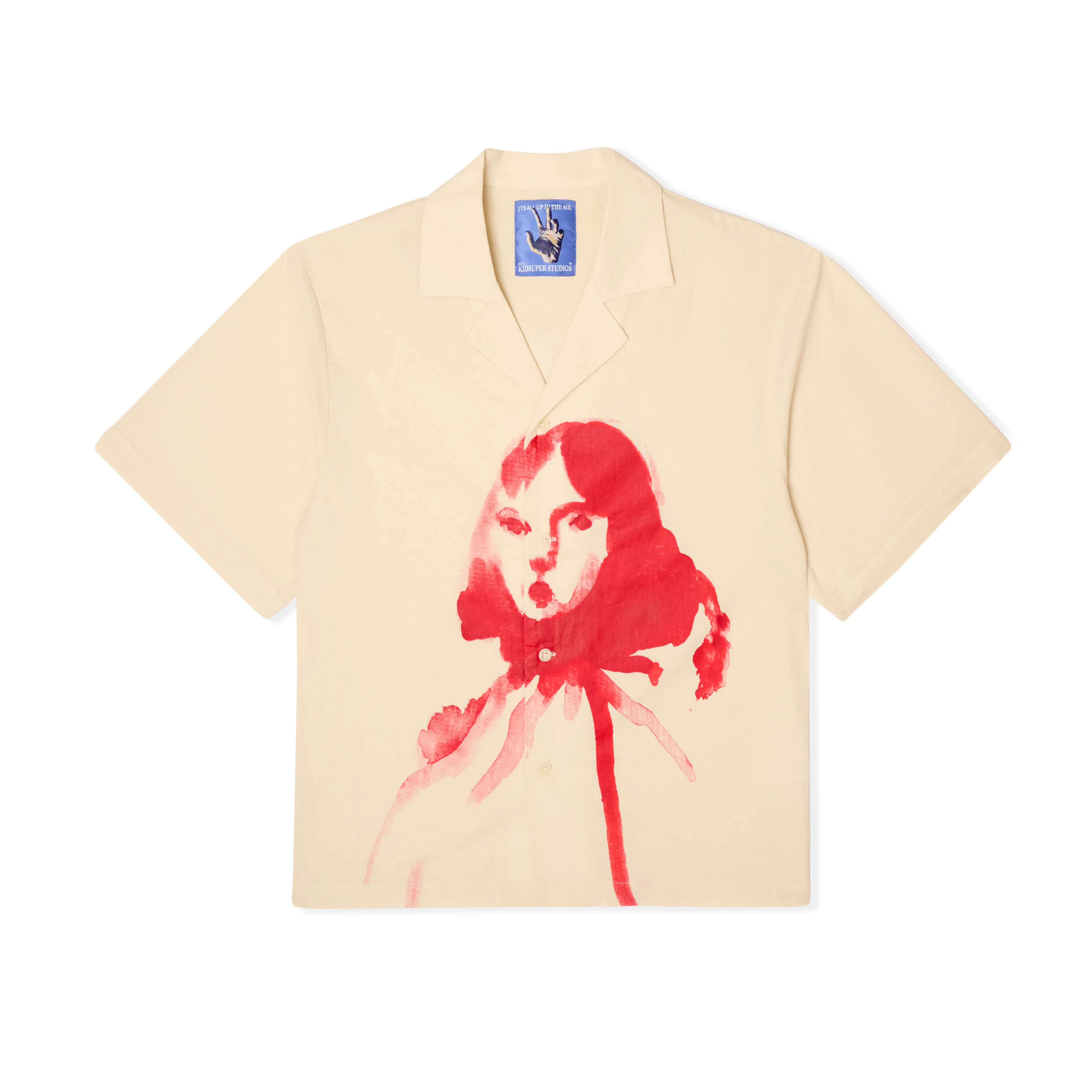 Painted Circus Girl Camp Shirt [Natural] - Image 4