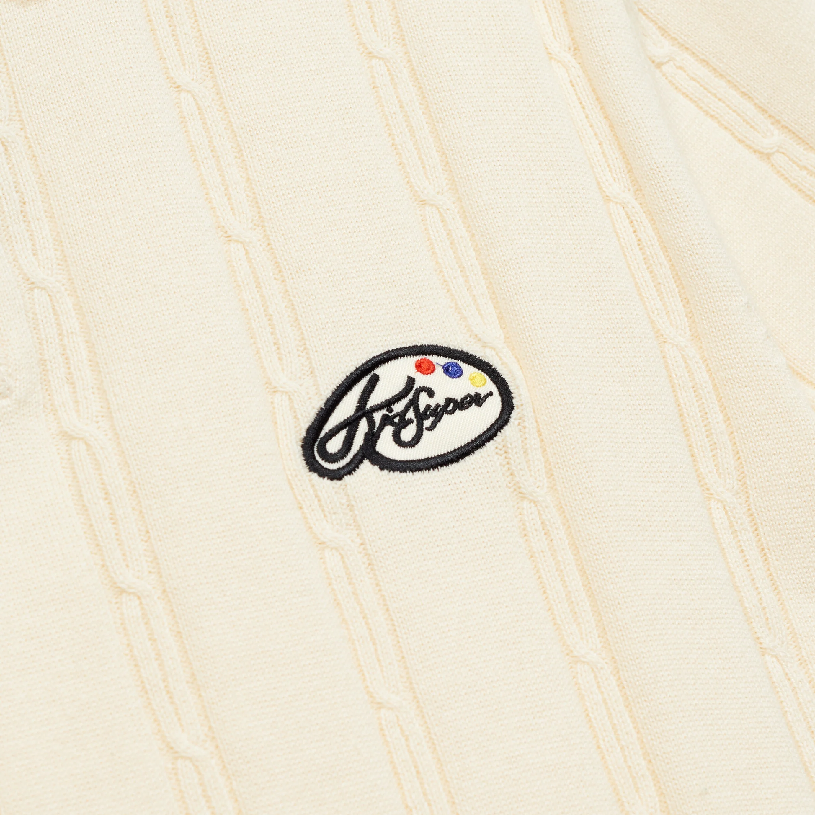 Painters Logo Knit Polo [Cream] - Image 3