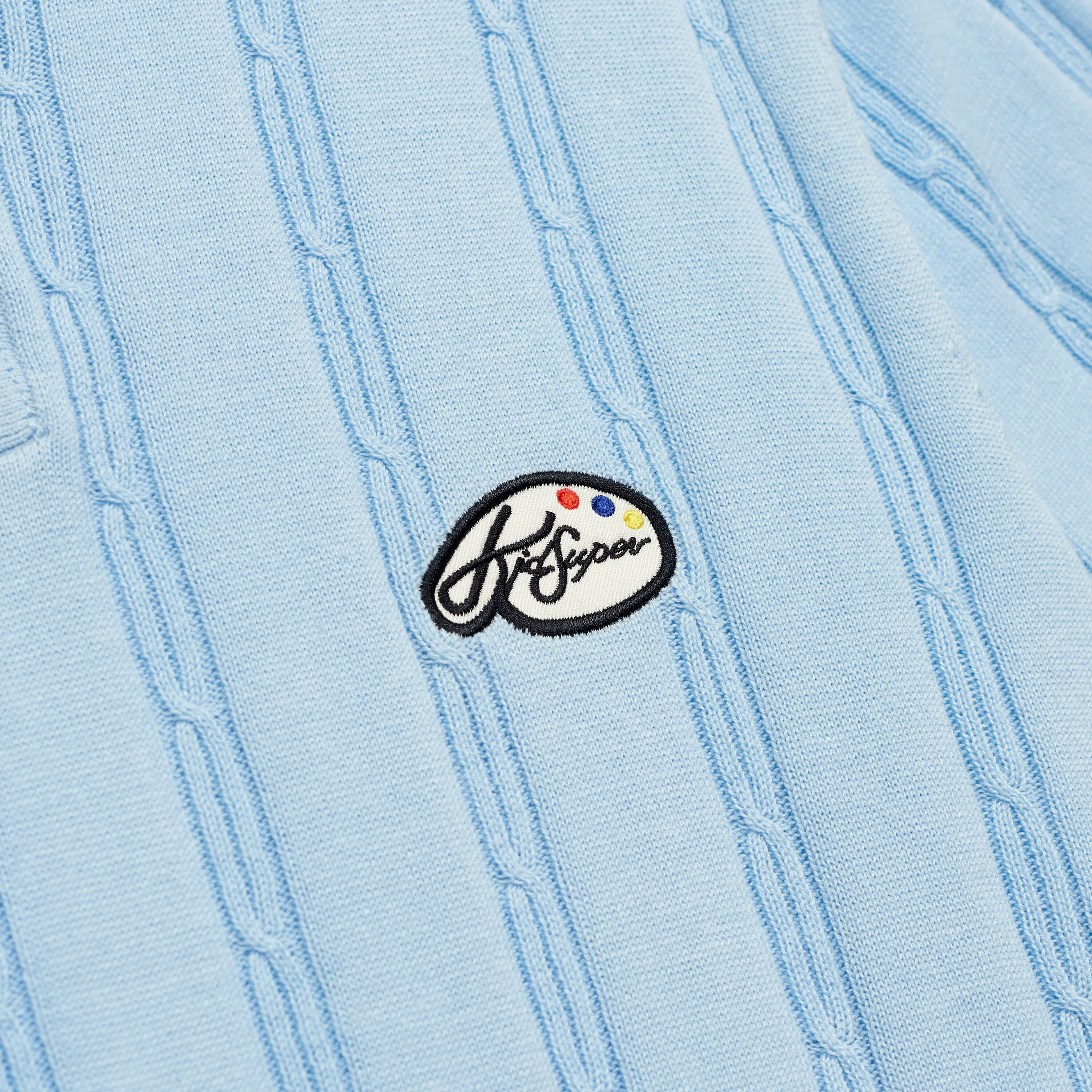 Painters Logo Knit Polo [Light Blue] - Image 3