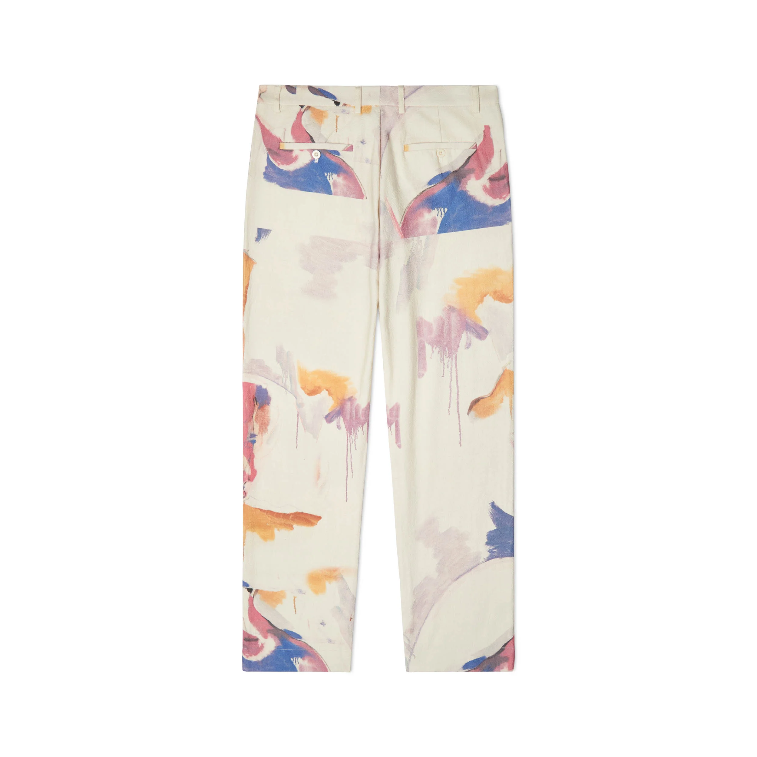 Painting Printed Suit Bottoms [White] - Image 2