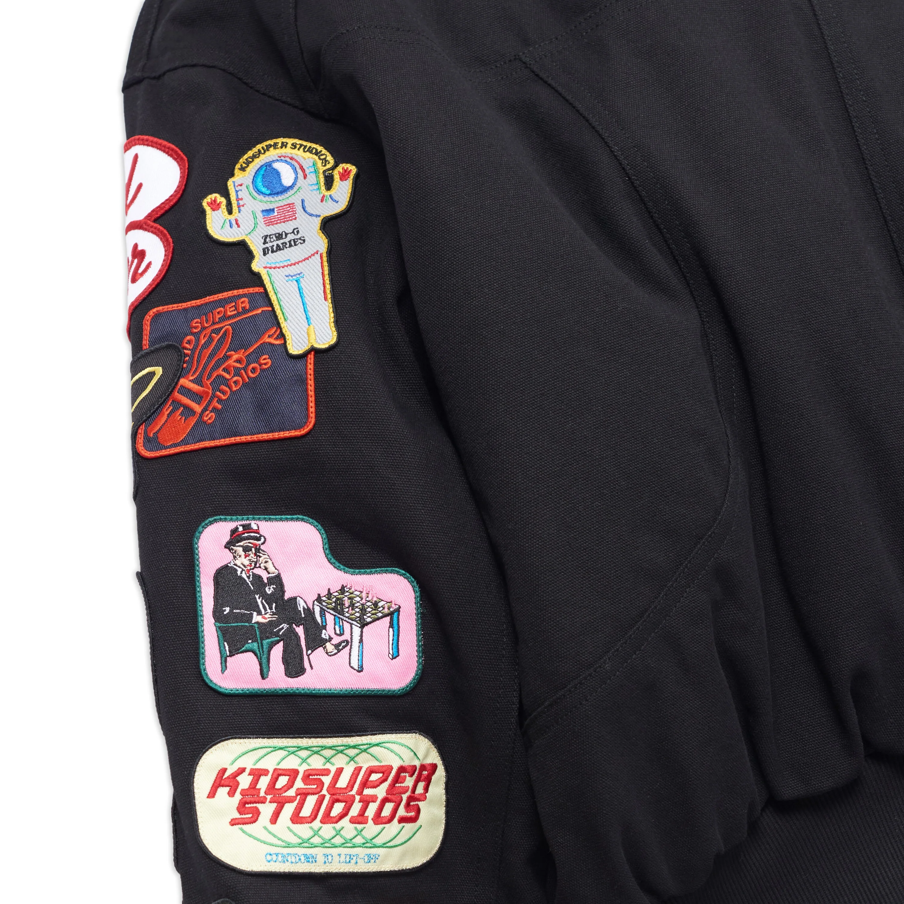 Patches Bomber Jacket [Black] - Image 3
