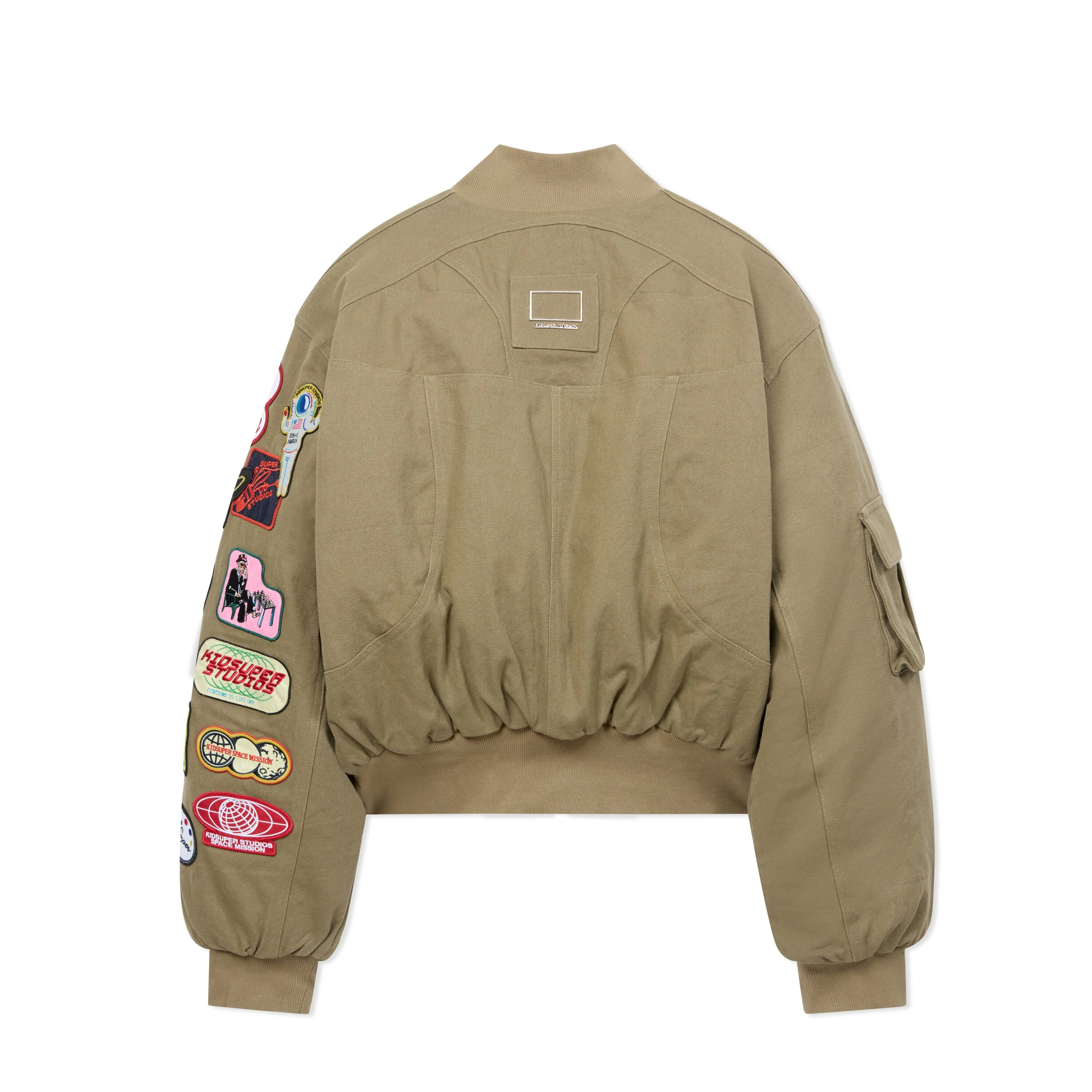 Patches Bomber Jacket [Green] - Image 2