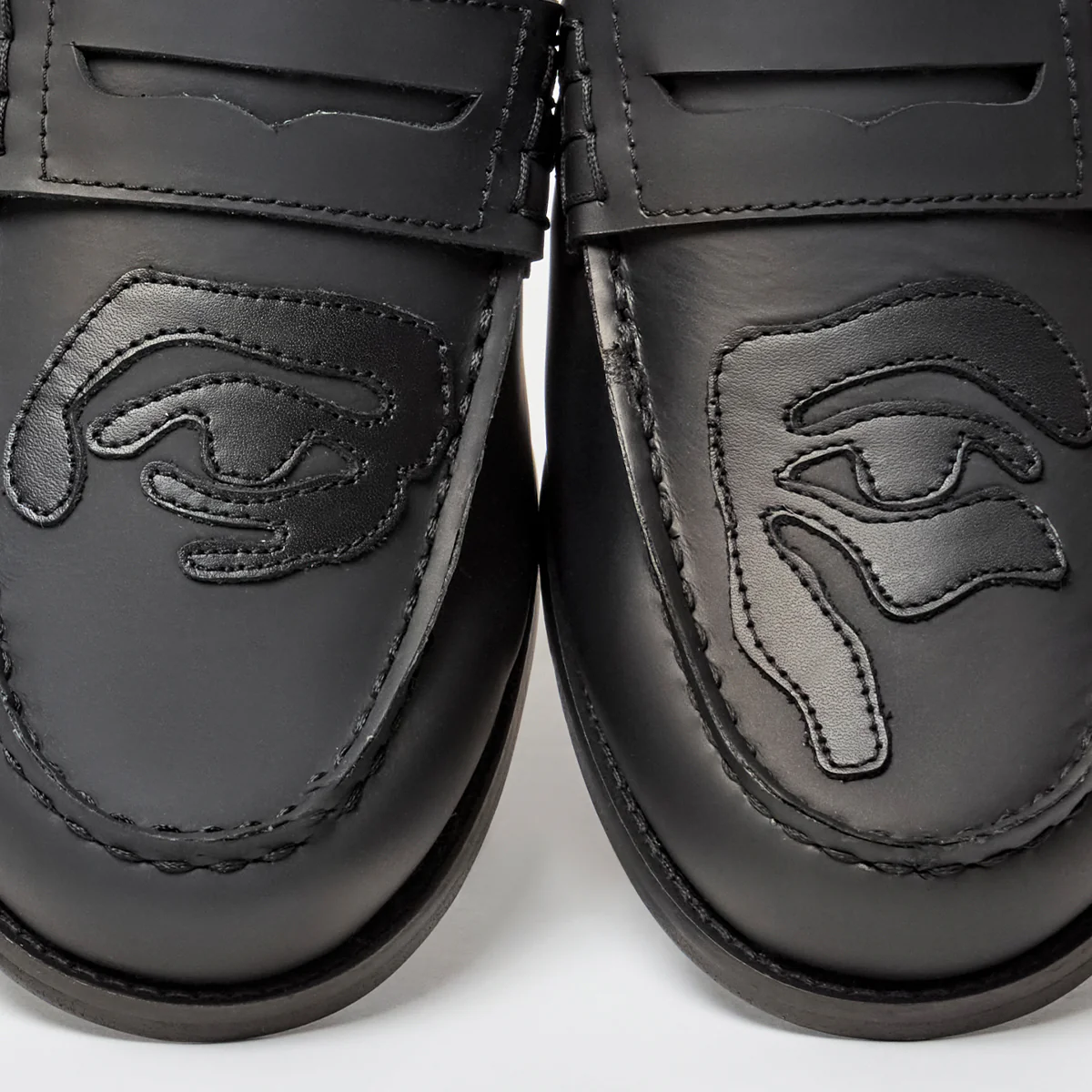 Patchwork Penny loafer [Black] - Image 3