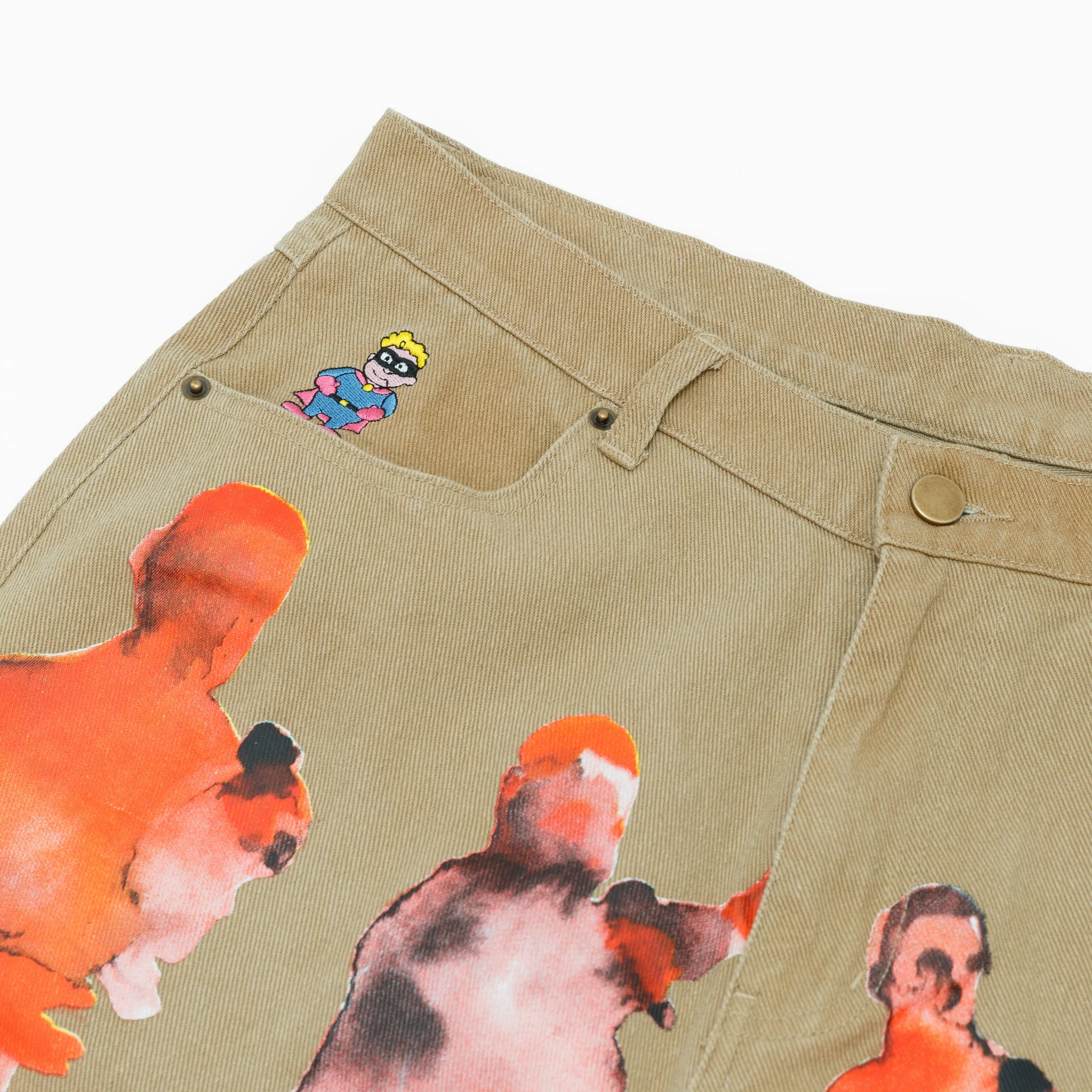 Performers Distressed Jean [Khaki] - Image 3