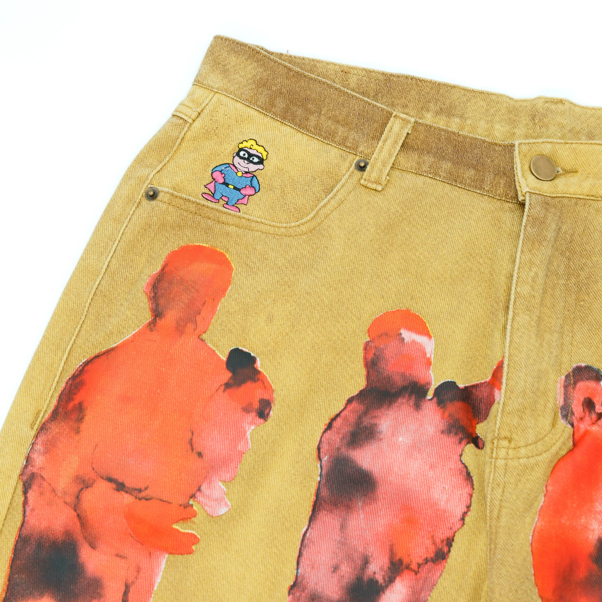 Performers Distressed Jean [Yellow] - Image 3