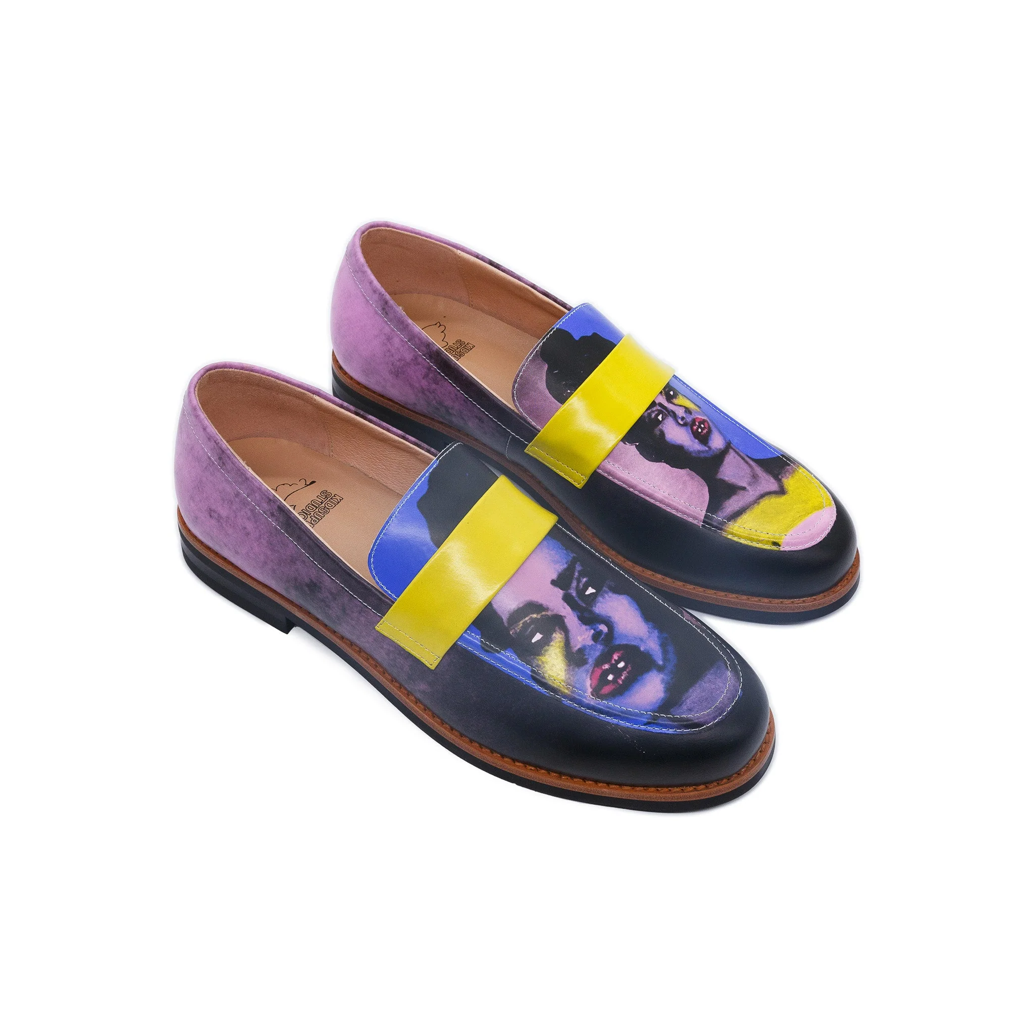 Printed Loafer [Black/Purple] - Image 3