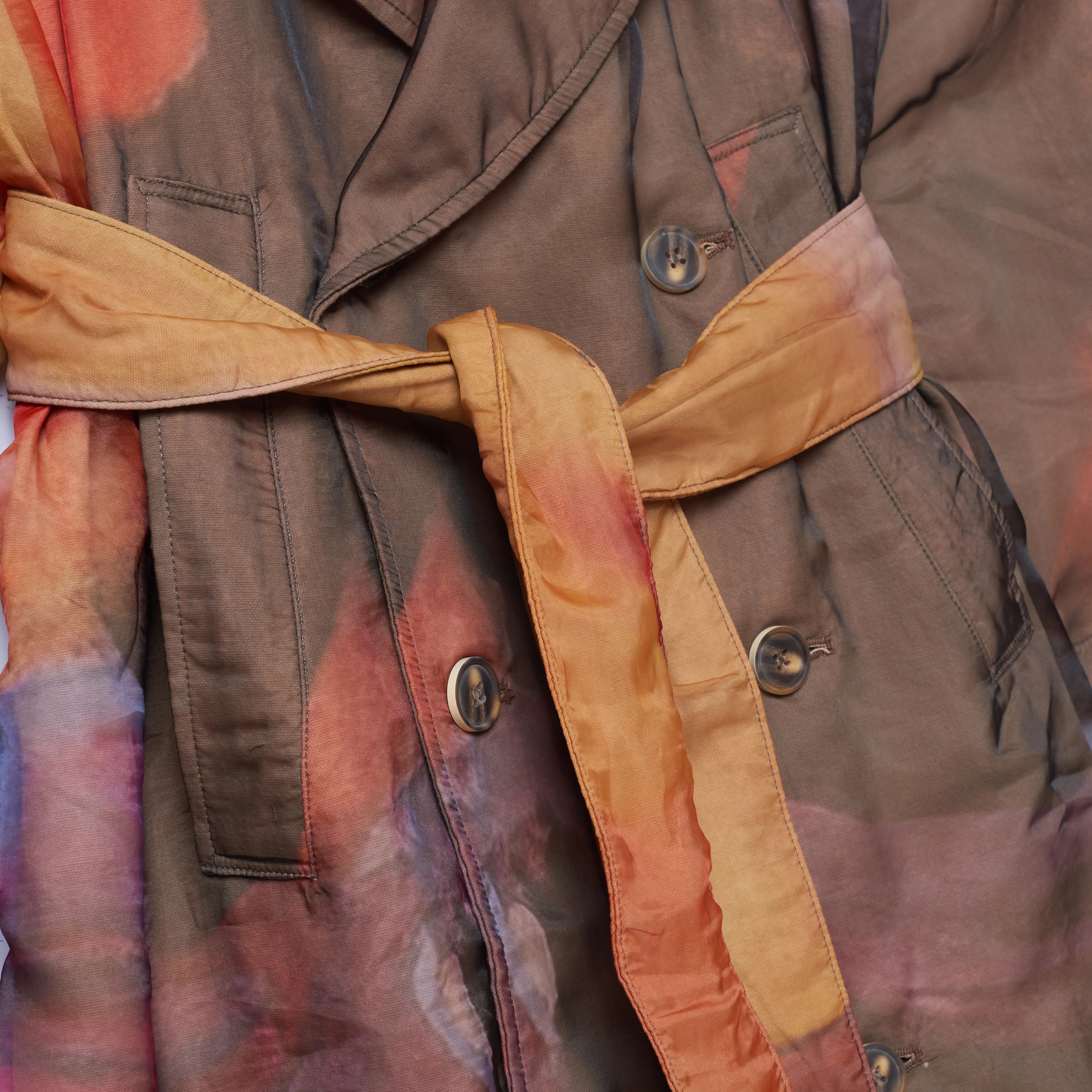 Printed Trenchcoat [Multi] - Image 3