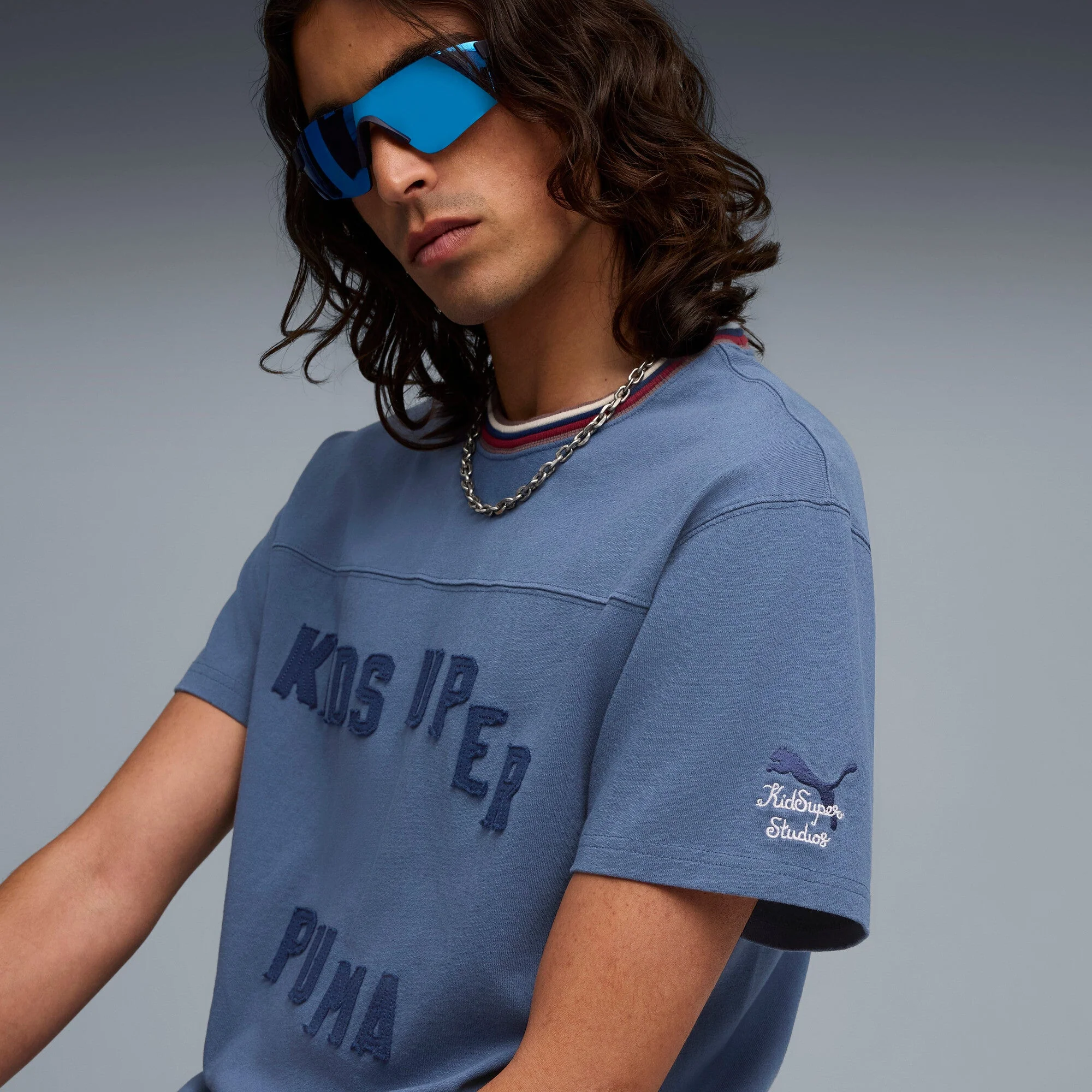 PUMA X KIDSUPER GRAPHIC TEE [Dark Indigo] - Image 7