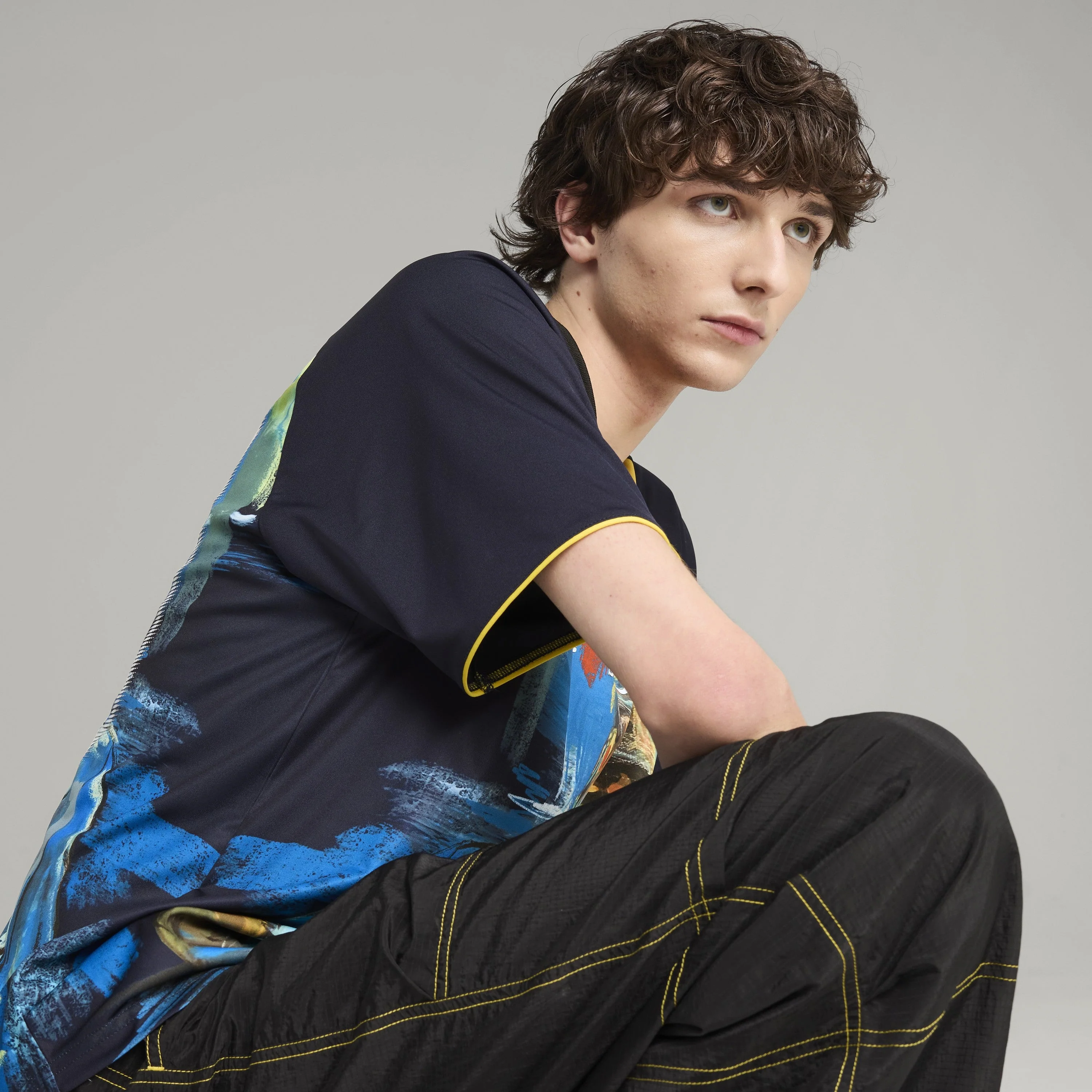 PUMA X KIDSUPER PAINTED JERSEY [New Navy] - Image 4