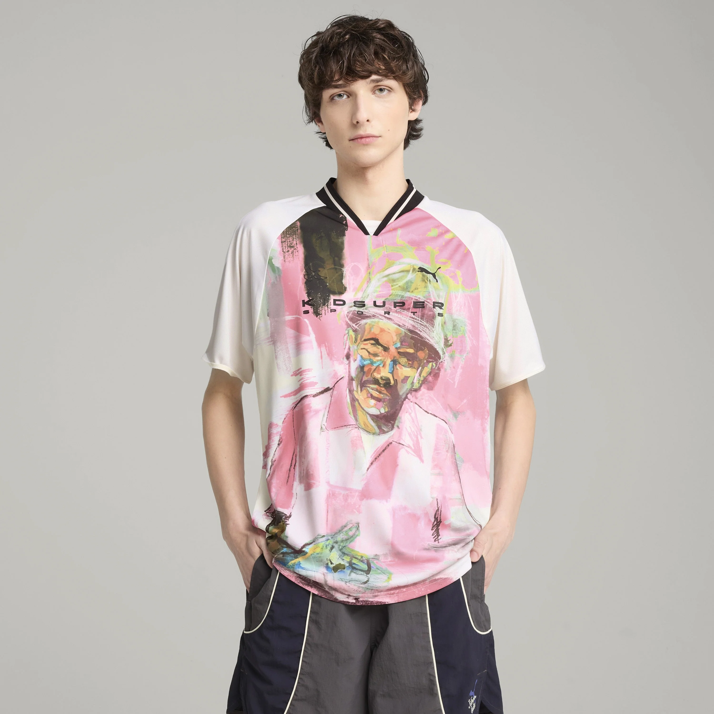 PUMA X KIDSUPER PAINTED JERSEY [Warm White] - Image 3