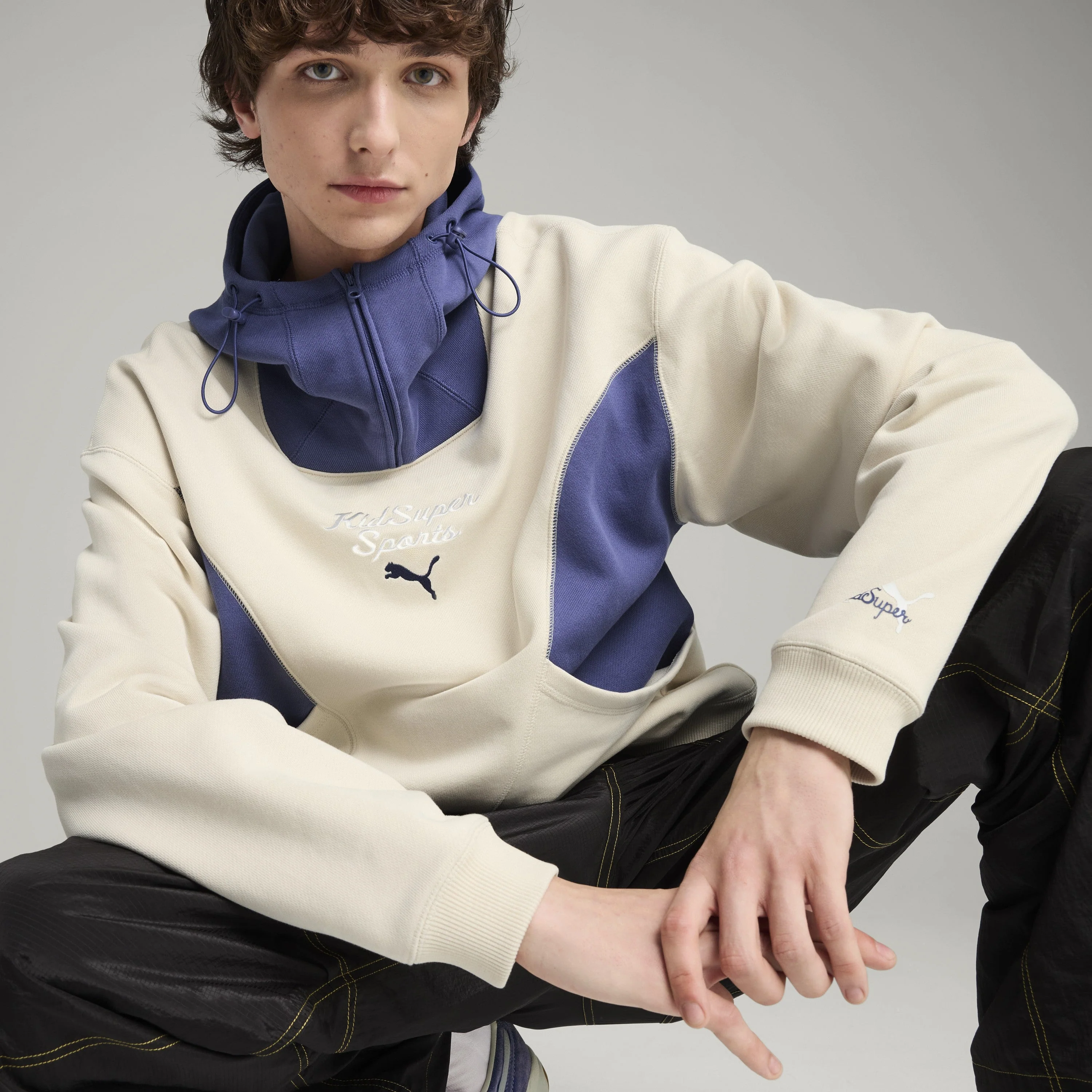PUMA X KIDSUPER PROGRESSIVE HOODIE [Alpine Snow] - Image 7