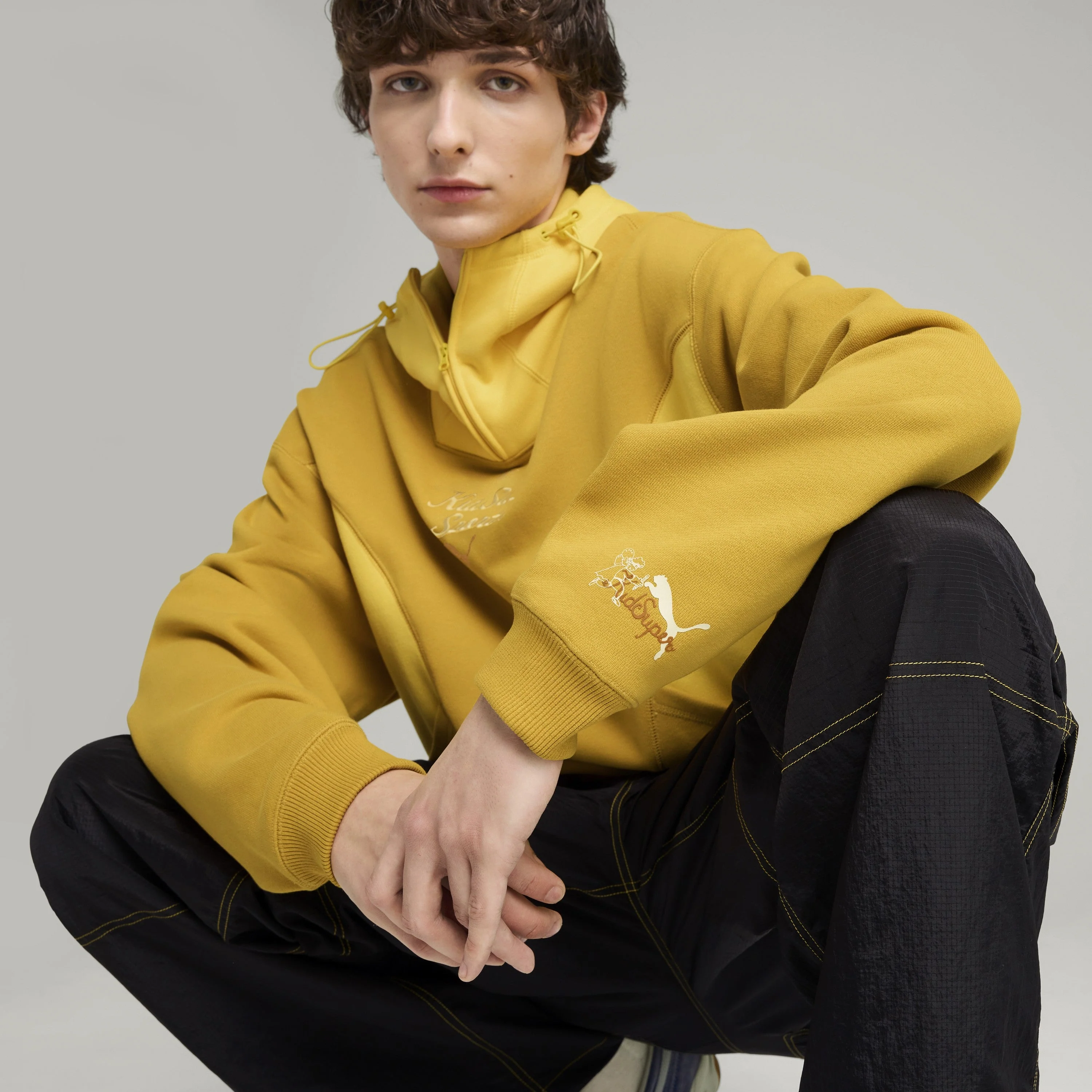 PUMA X KIDSUPER PROGRESSIVE HOODIE [Archive Gold] - Image 4