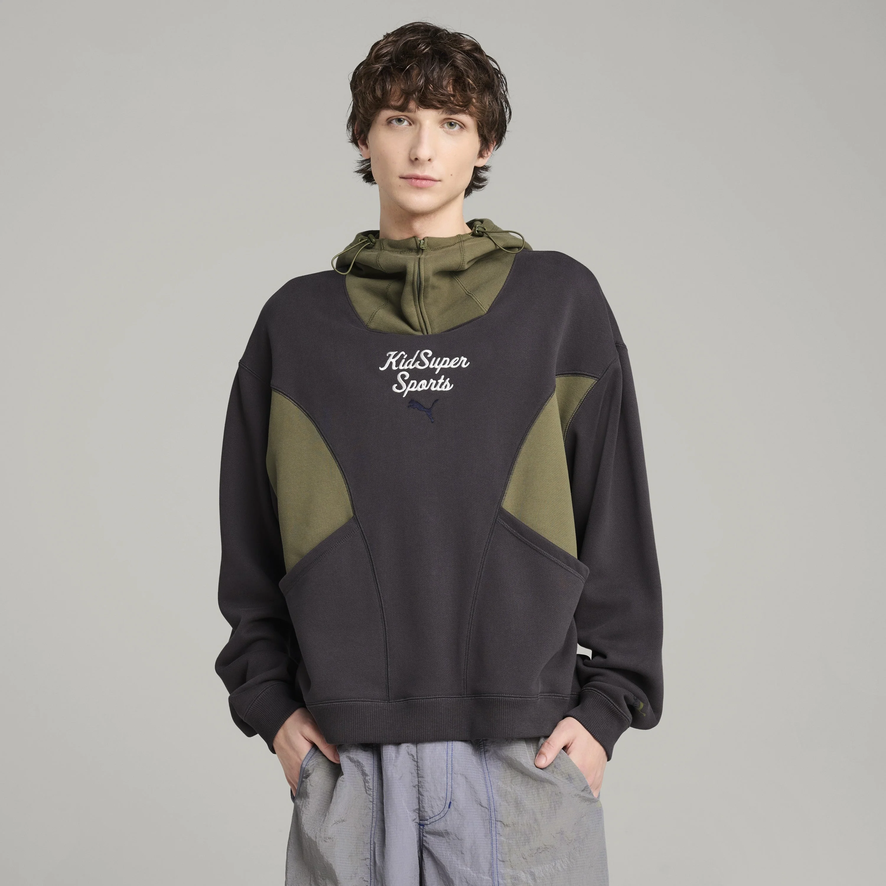 PUMA X KIDSUPER PROGRESSIVE HOODIE [Dark Coal] - Image 3