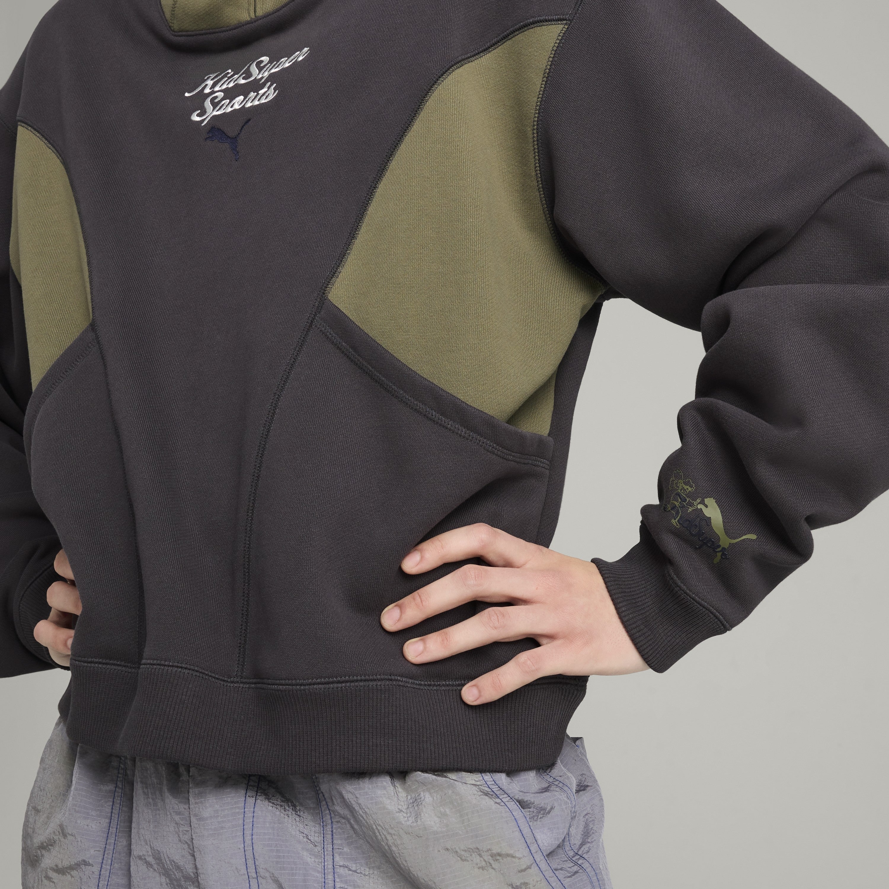 PUMA X KIDSUPER PROGRESSIVE HOODIE [Dark Coal] - Image 7