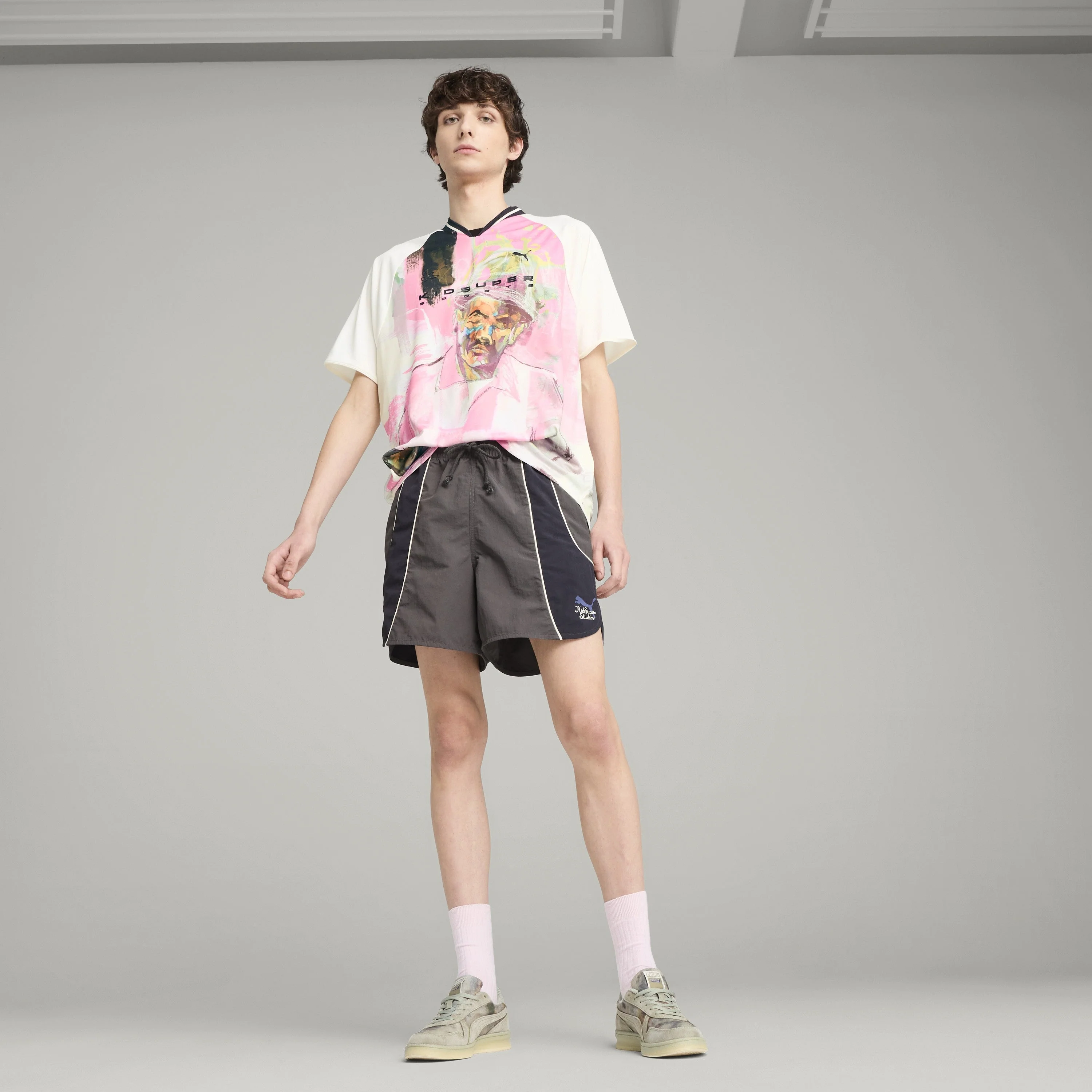 PUMA X KIDSUPER SHORTS [Dark Coal] - Image 4