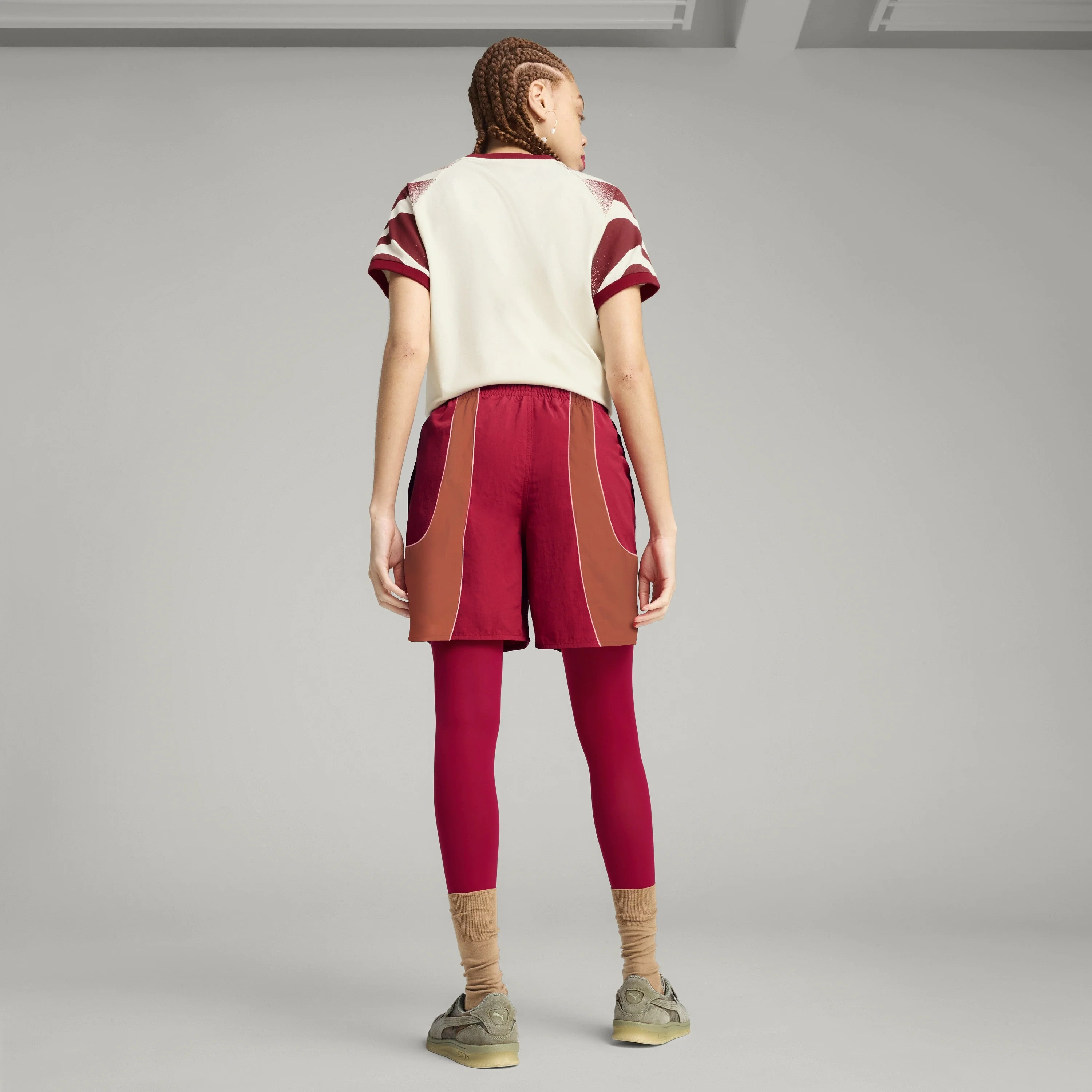 PUMA X KIDSUPER SHORTS  [Dark Crimson] - Image 5