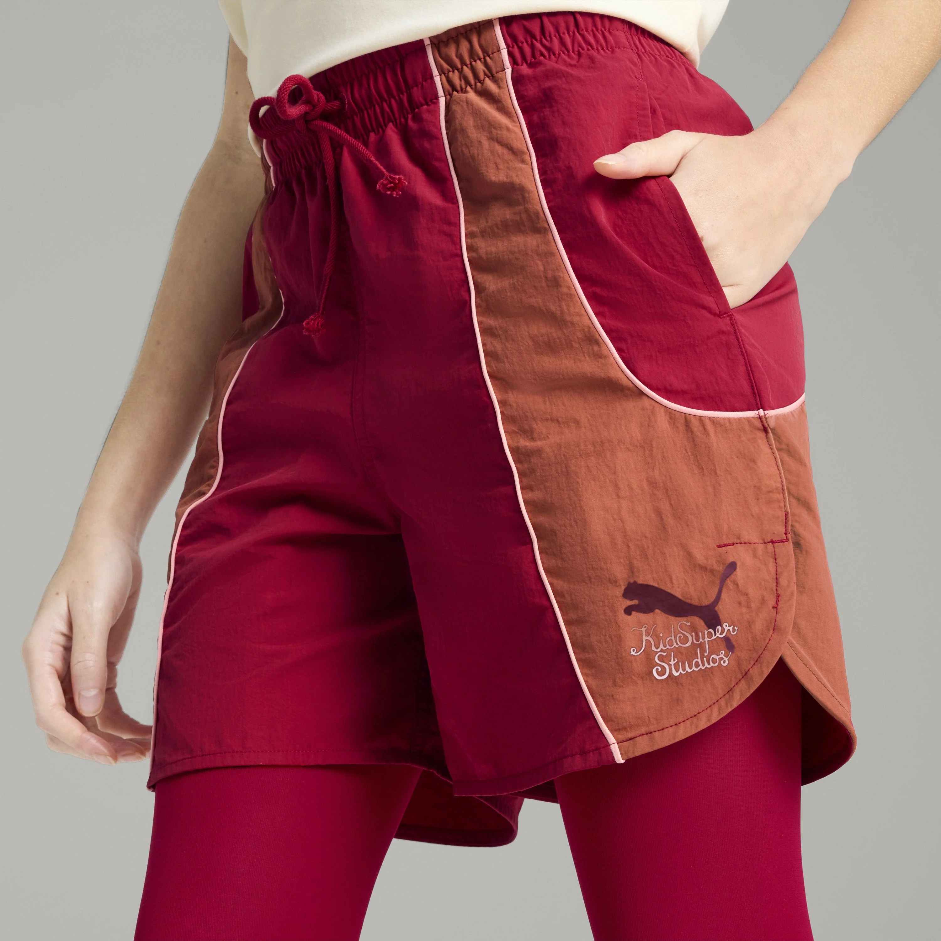 PUMA X KIDSUPER SHORTS  [Dark Crimson] - Image 6
