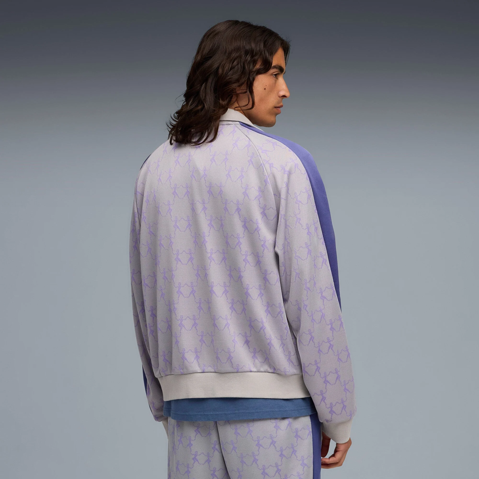 PUMA X KIDSUPER T7 JACKET [Gray Echo/AOP] - Image 6
