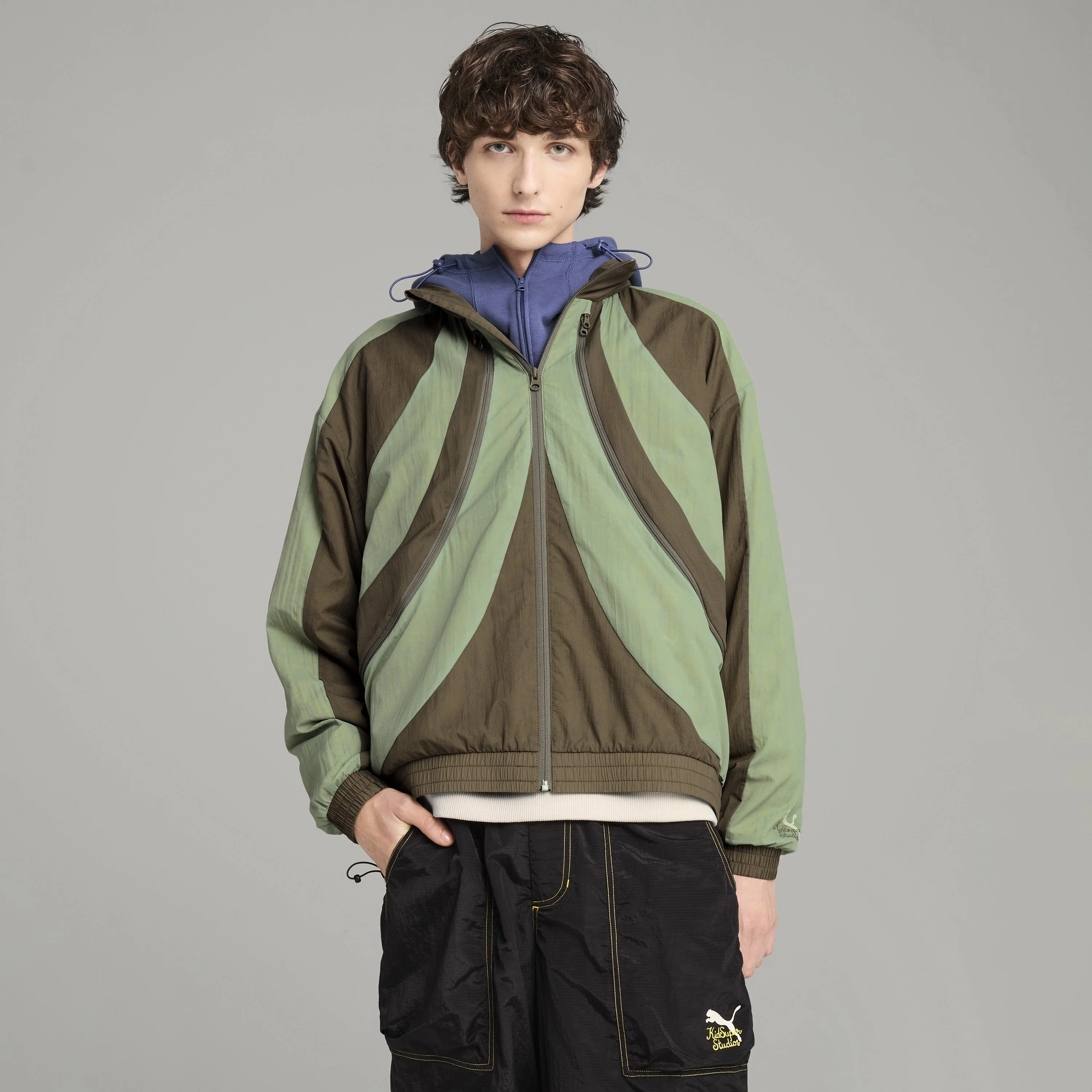 PUMA X KIDSUPER WINDBREAKER [Dusty Green] - Image 3