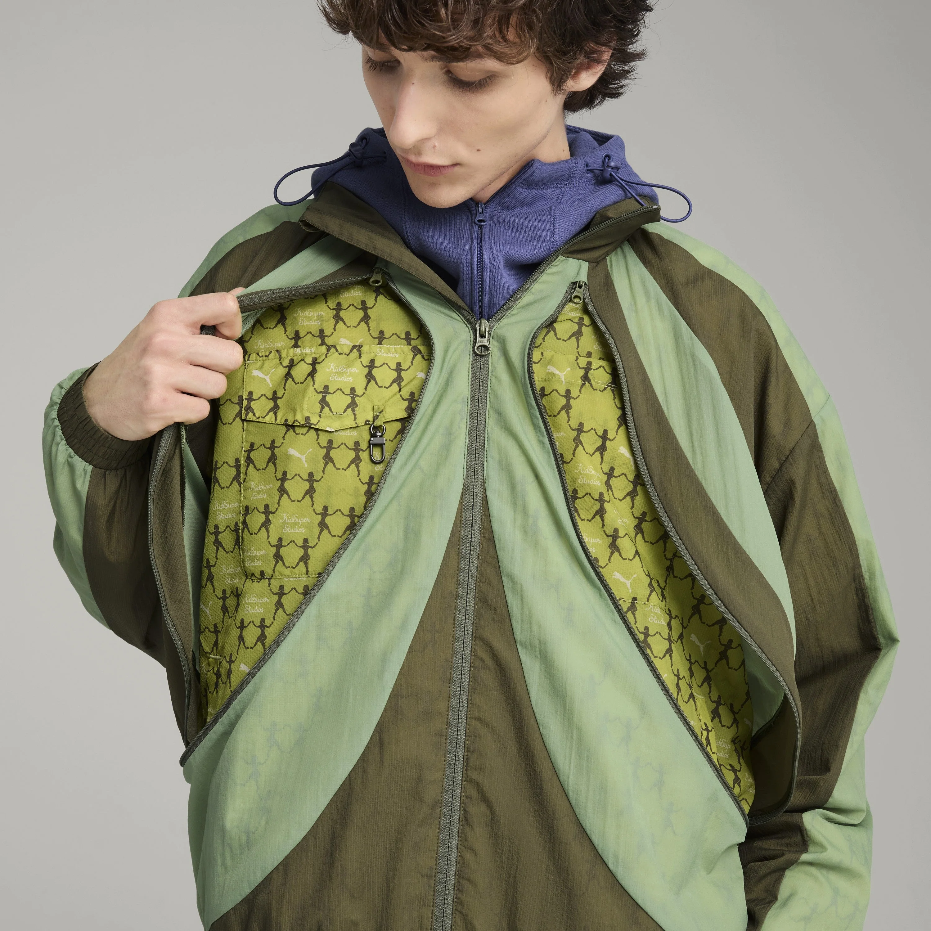 PUMA X KIDSUPER WINDBREAKER [Dusty Green] - Image 4
