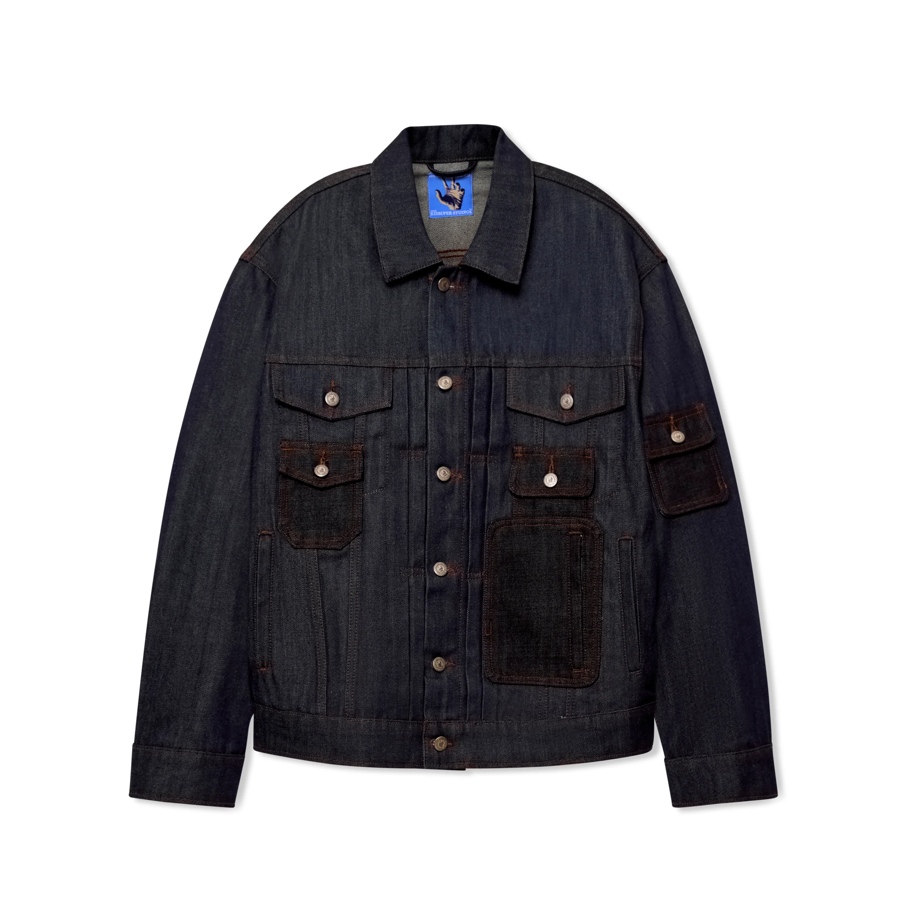 Selvedge Raw Denim Multi Pocket Jacket [Indigo]