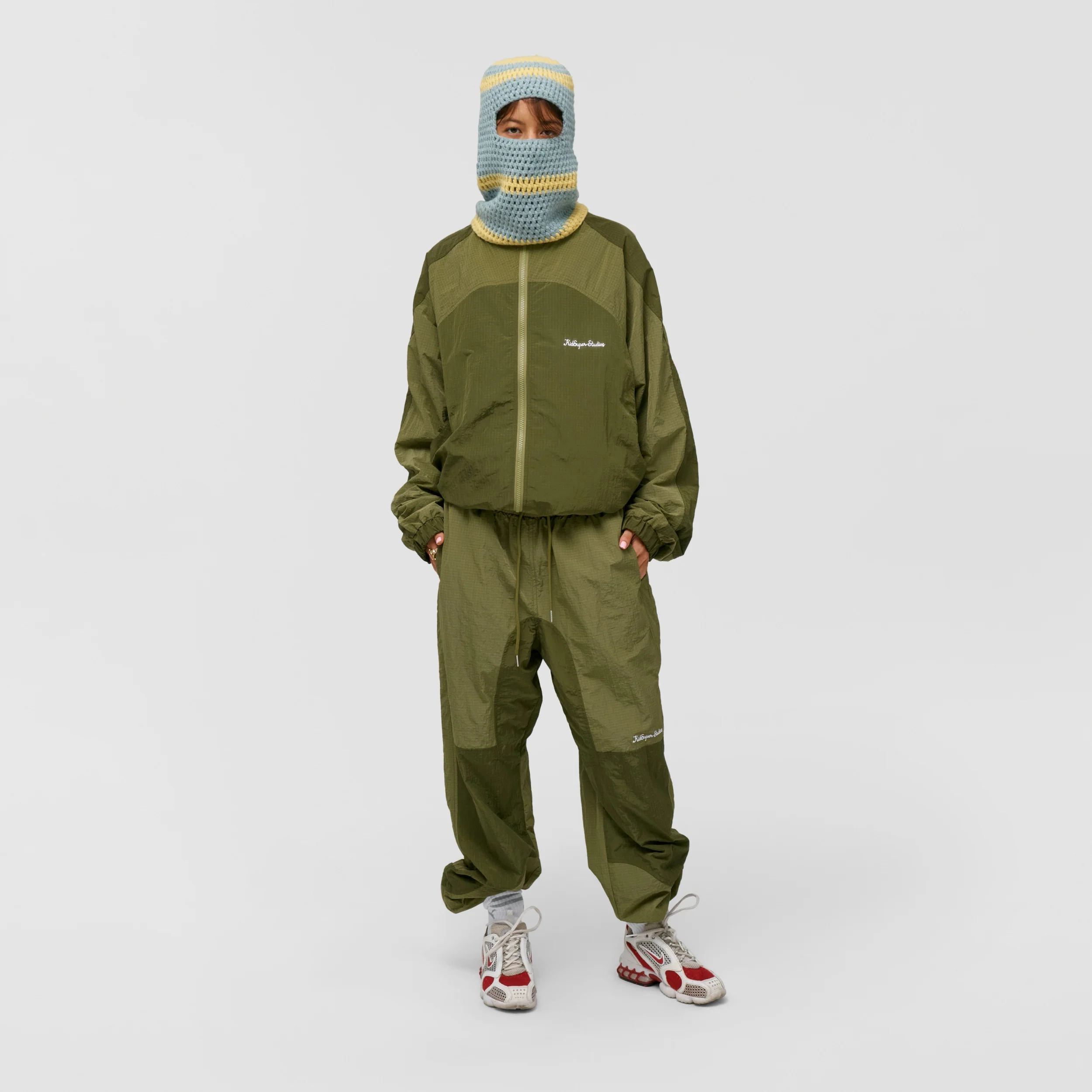 Ripstop Windbreaker Jacket [Olive] - Image 6