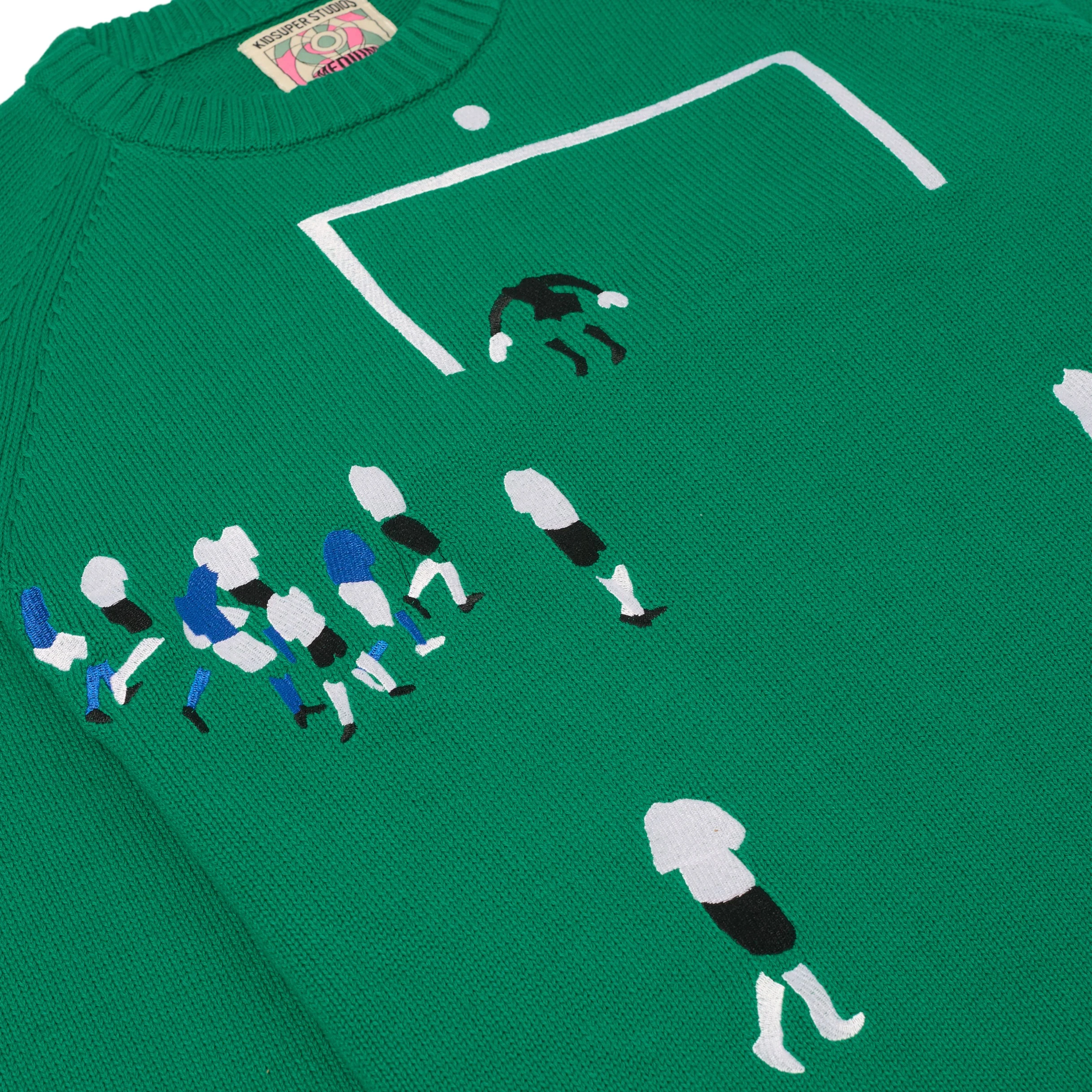 Ronaldinho x KidSuper Goal! Sweater [Green] - Image 3
