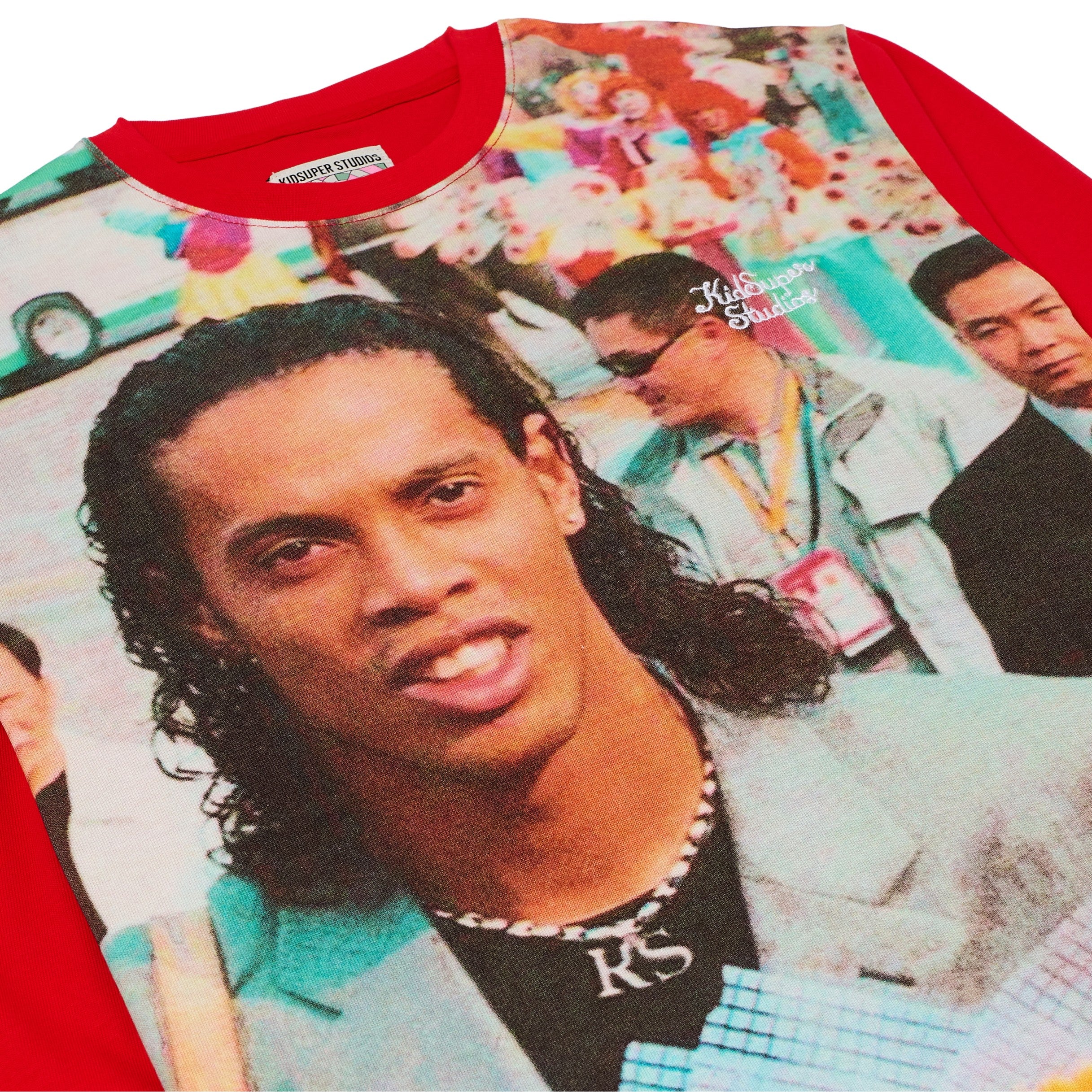 Ronaldinho x KidSuper Printed LS [Red] - Image 3
