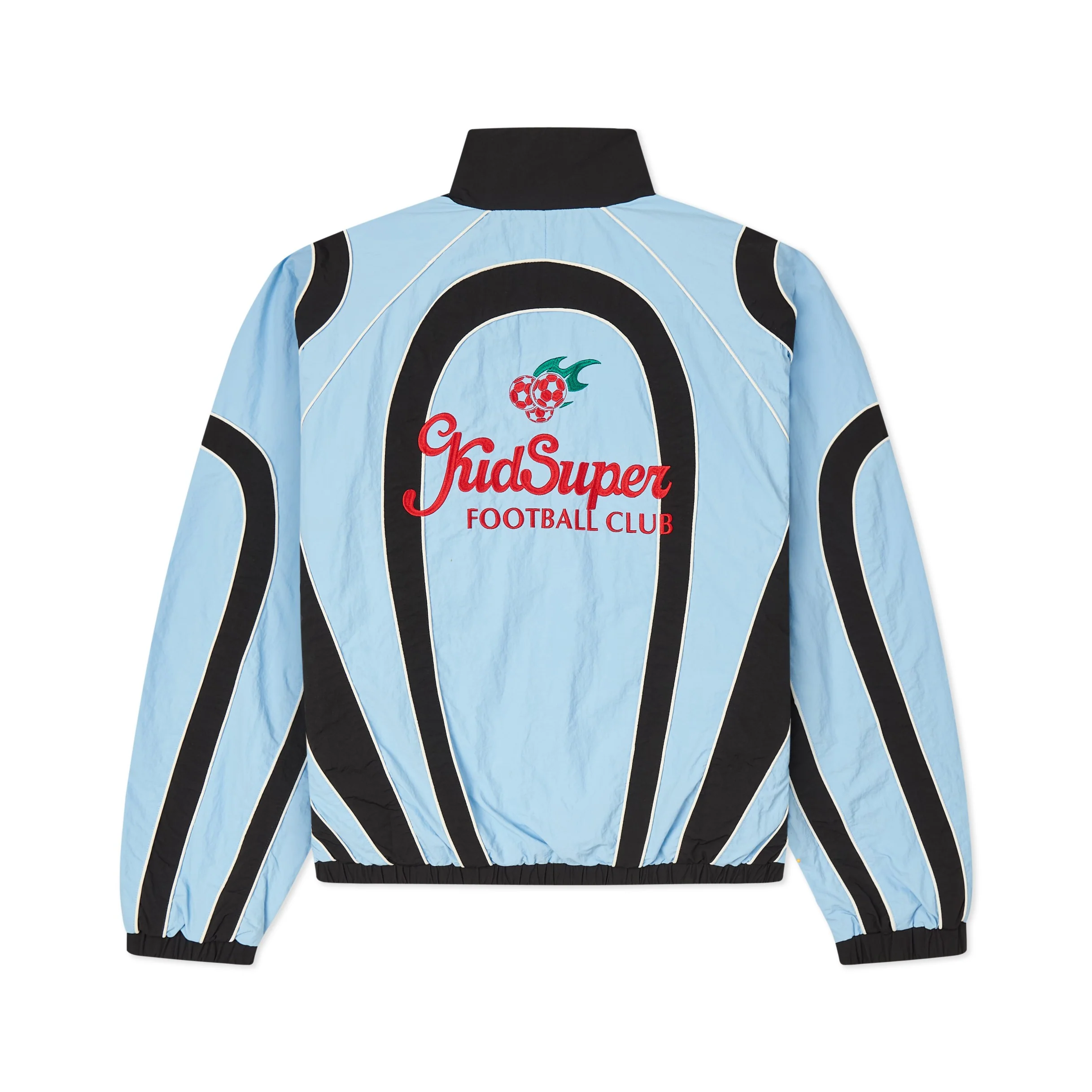 Ronaldinho x KidSuper Windbreaker [Blue/ White / Black] - Image 2